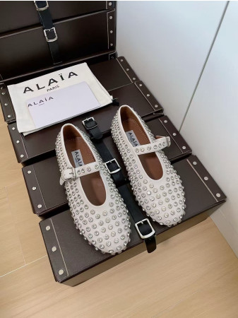 UA ALAÏA STRASS BALLET FLATS