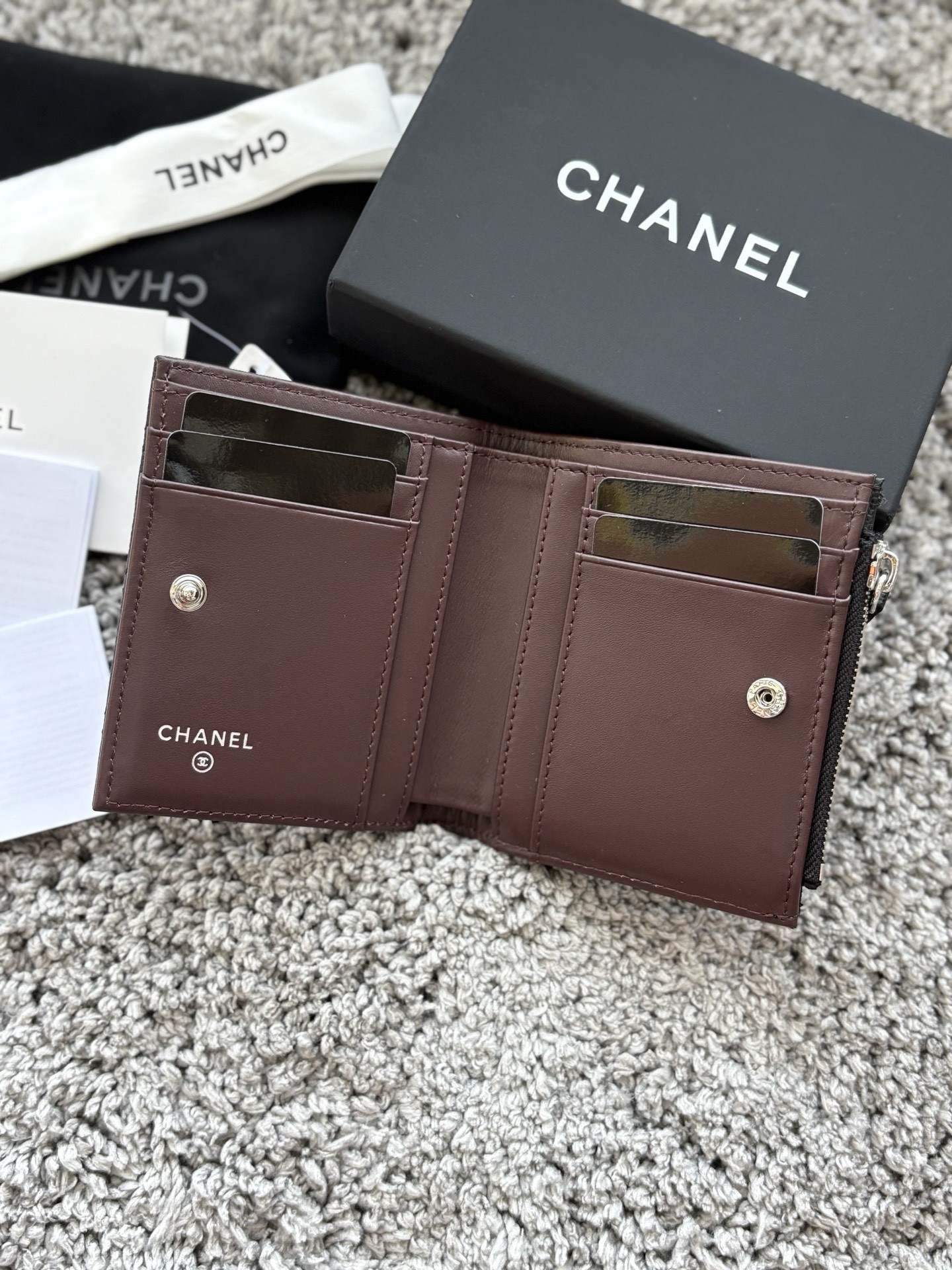 Ch*el wallet ap3388 11x10x2cm