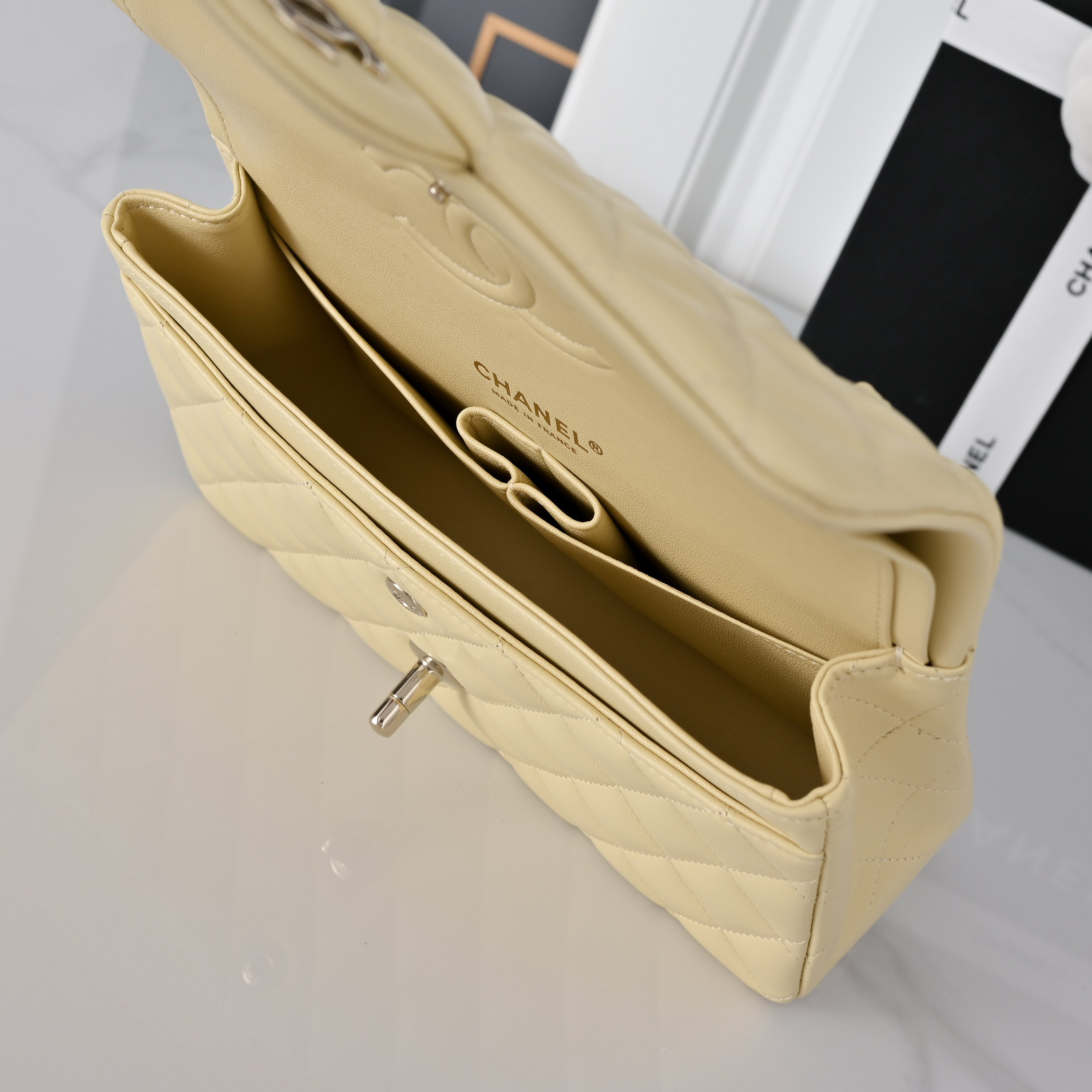 Ch*el classic flap handbag cf a01113 23x14.5x6cm