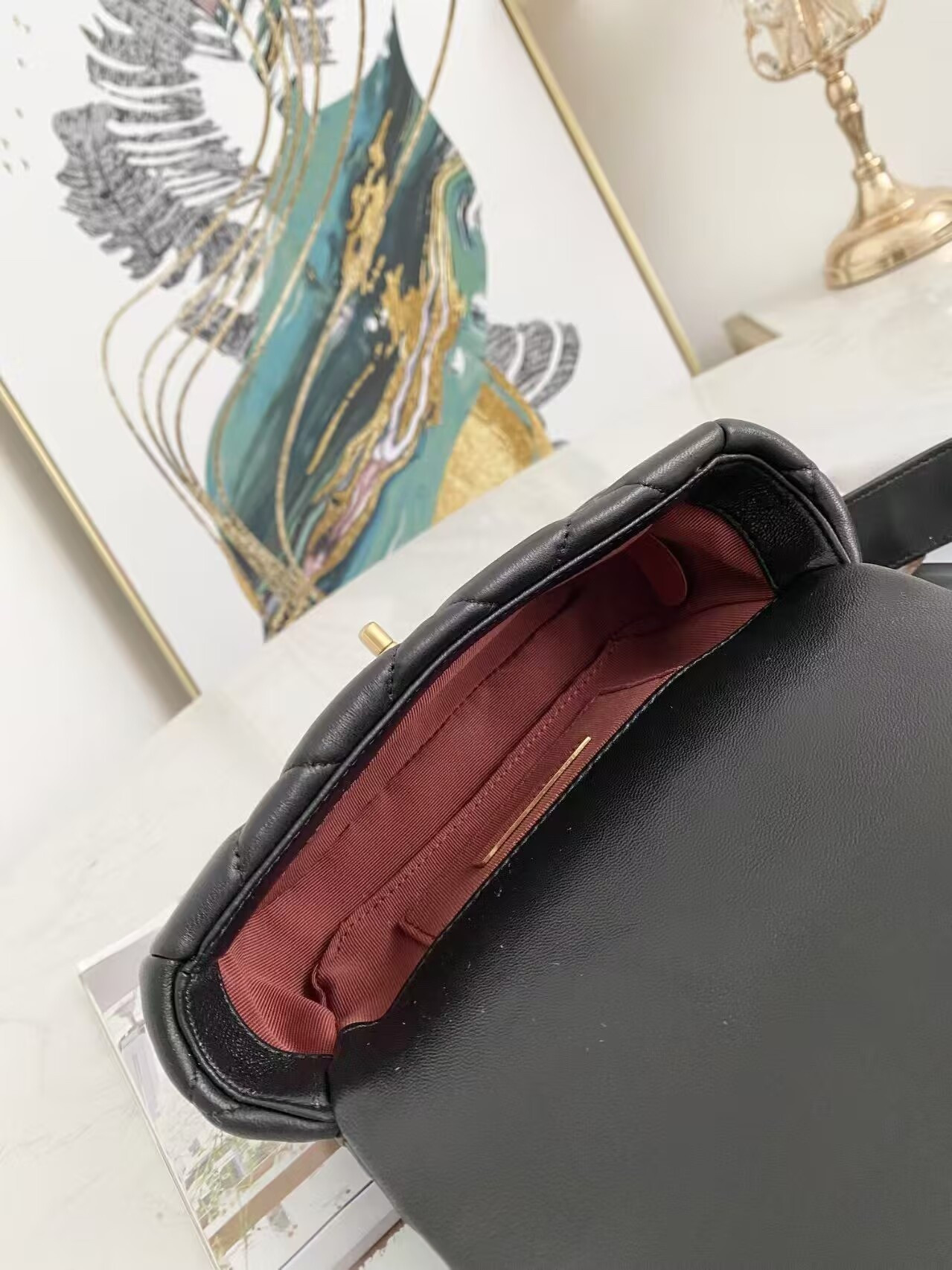 Ch*el 19 belt bag 20x10x5.5cm