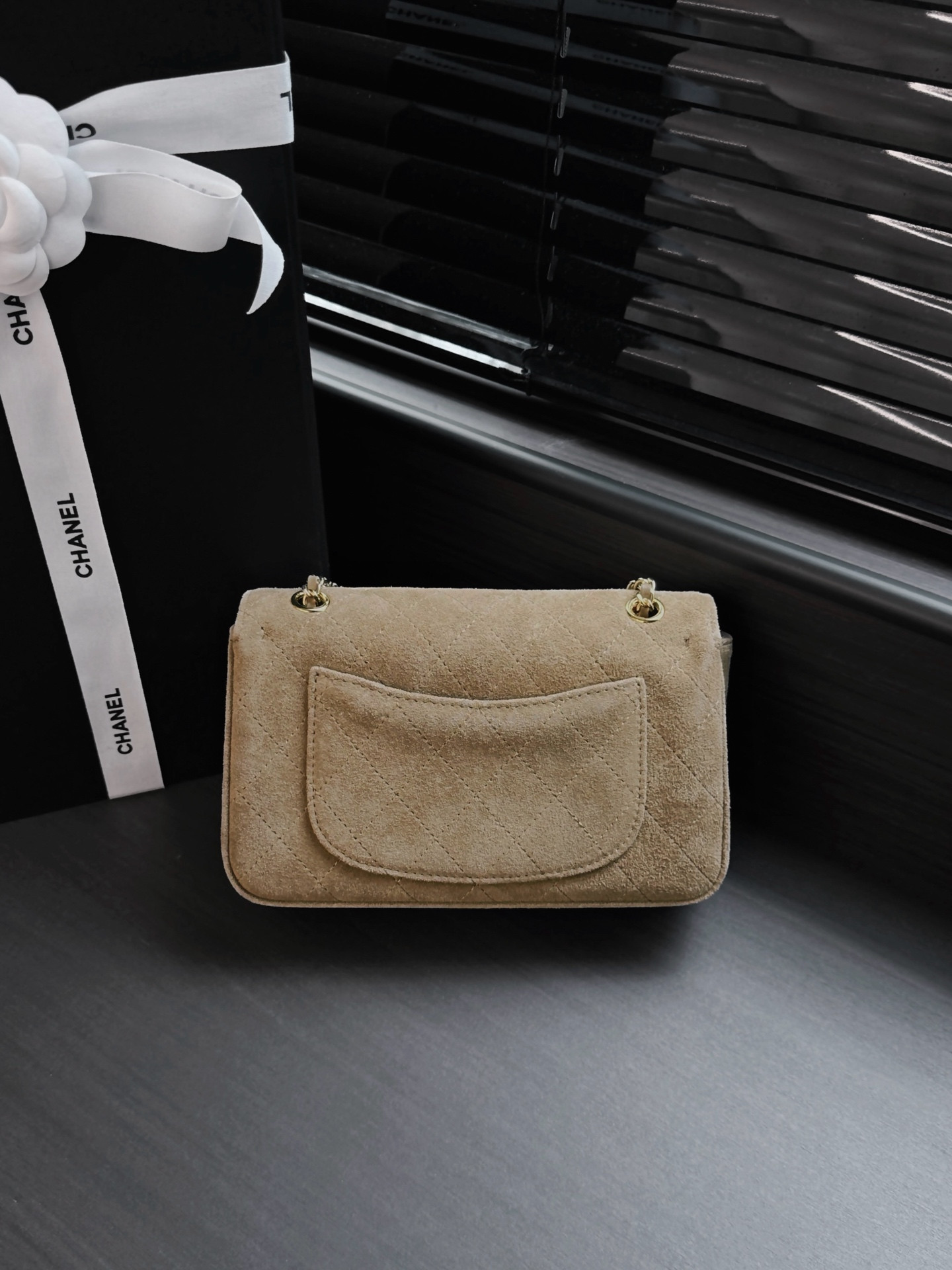 Ch*el mini flap bag as6626 12x20x6cm