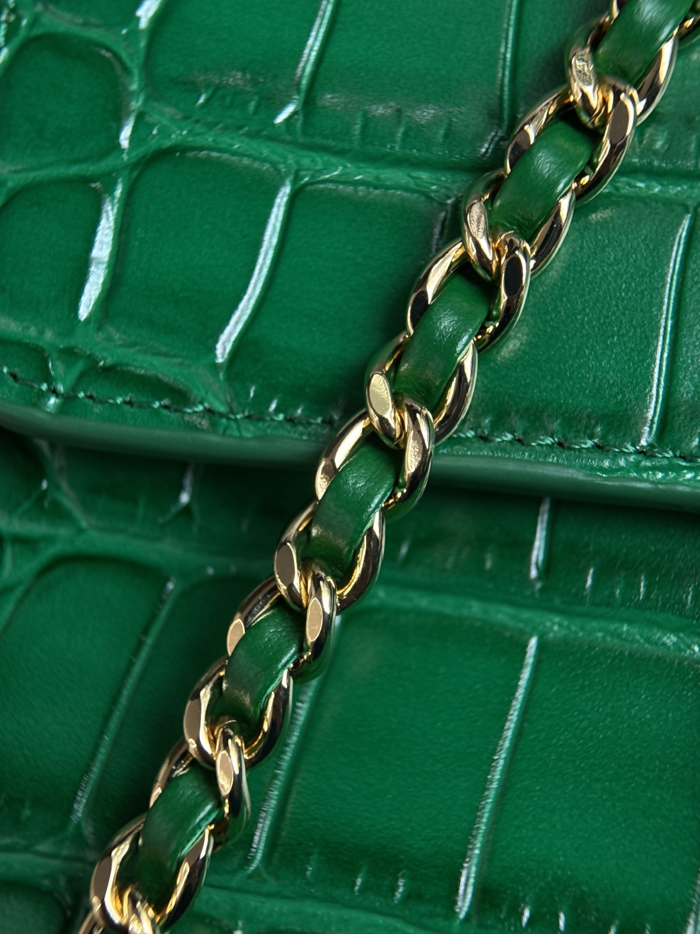 Ch*el mini flap bag with handle as6424 14.5x19.5x5cm