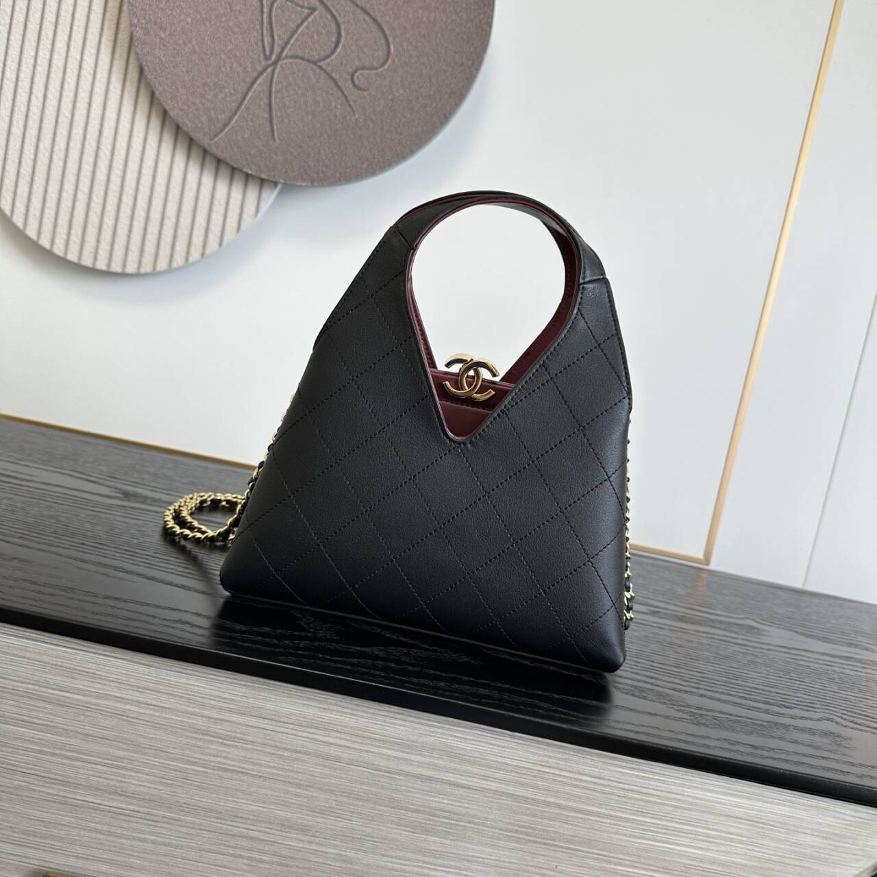 Ch*el tote shopping bag 23x23x7cm