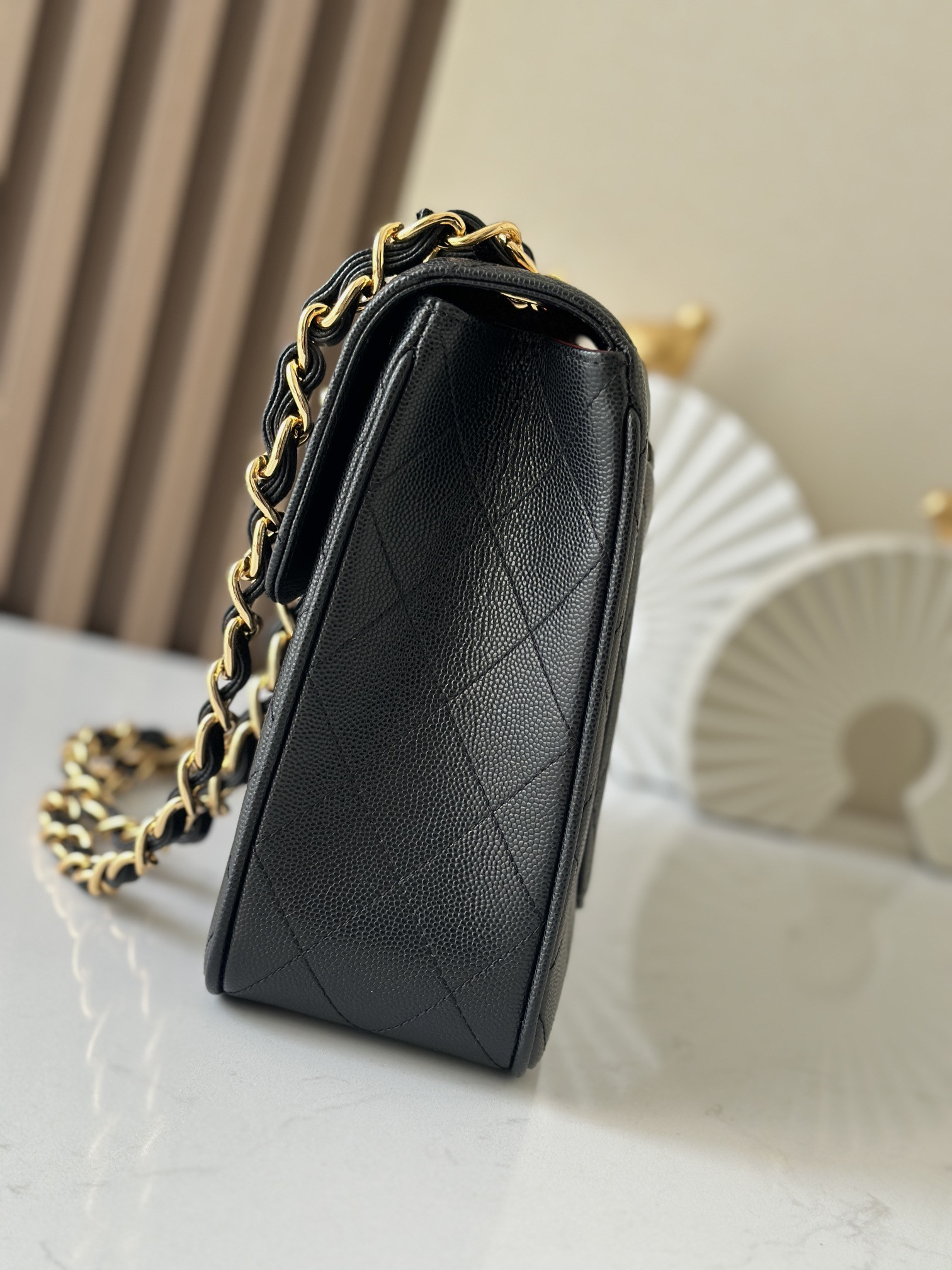 Ch*el flap bag 30x21x8cm