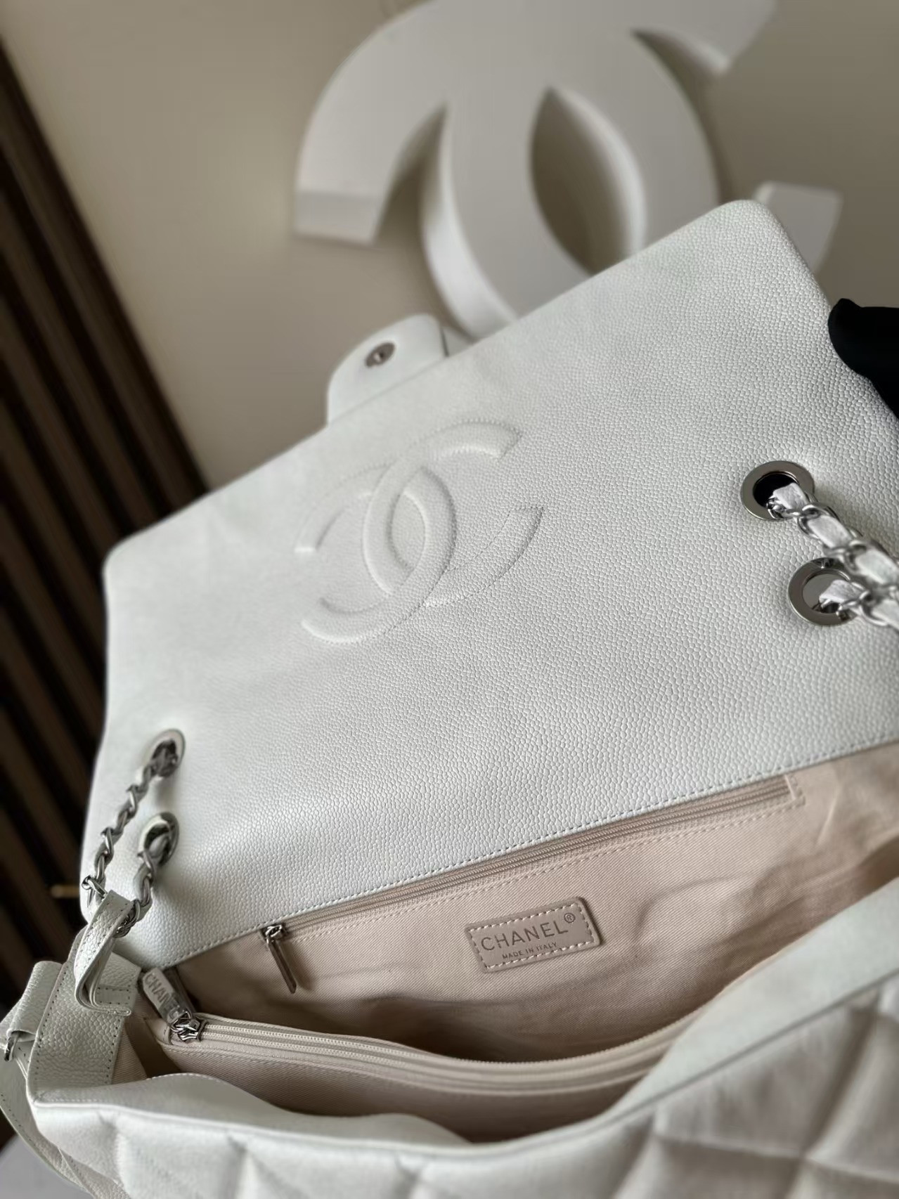 Ch*el flap bag as3373 40x30x11cm