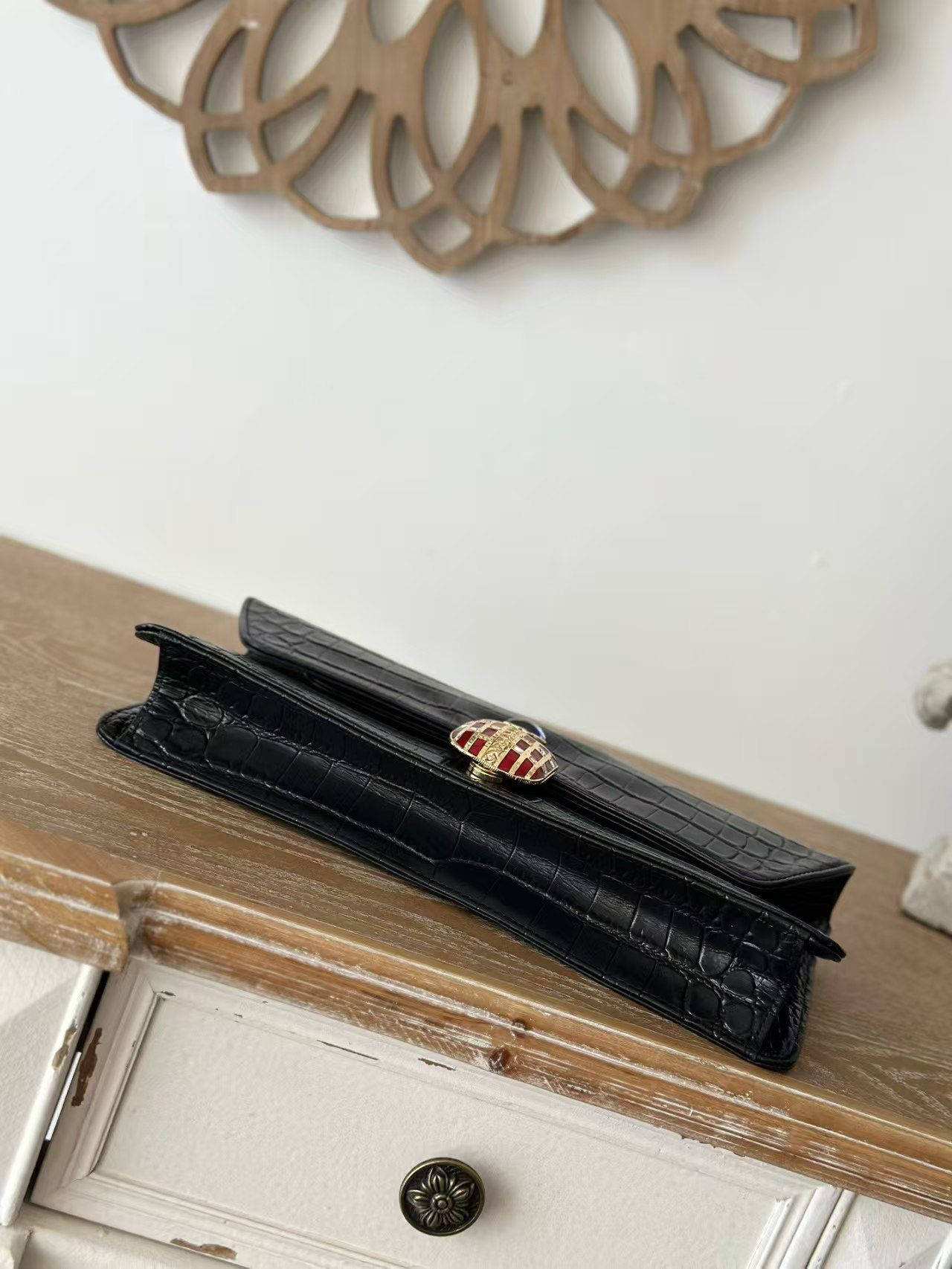 Ch*el clutch bag 30x13x14cm