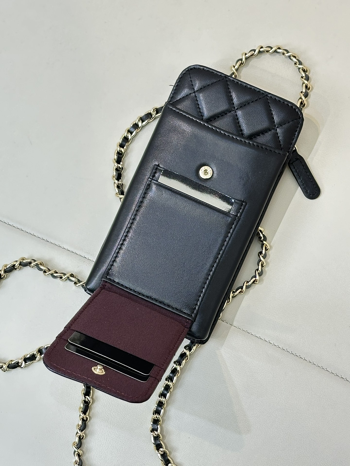 Ch*el phone bag 18x9x3cm