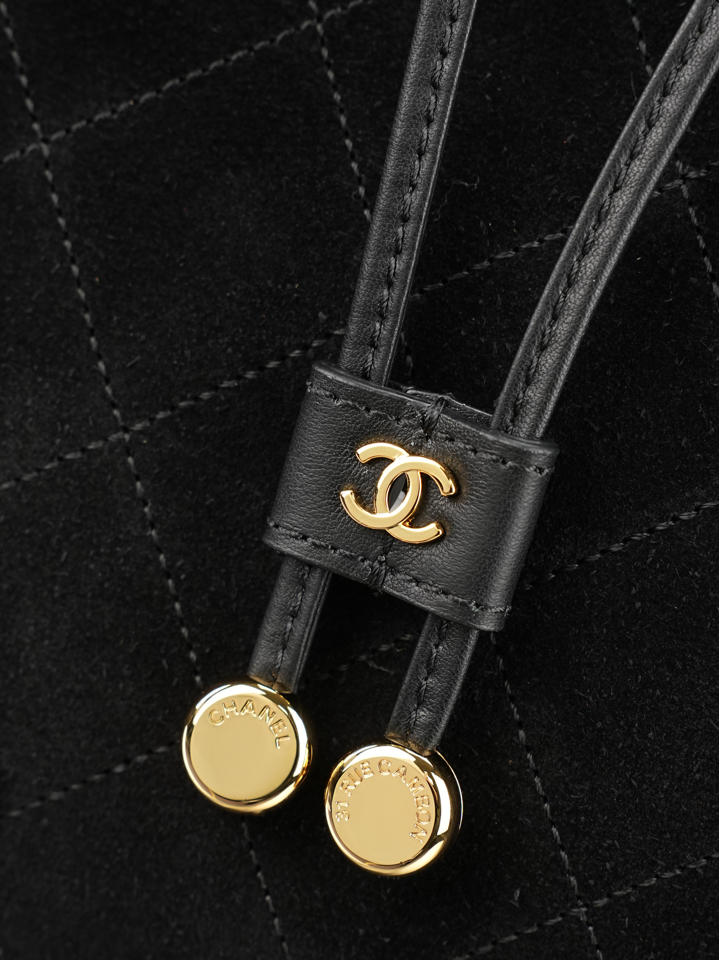 Ch*el bucket bag as6584 23x23x14cm