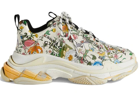 Balenciga X G The Hacker Project Triple S Flora Print