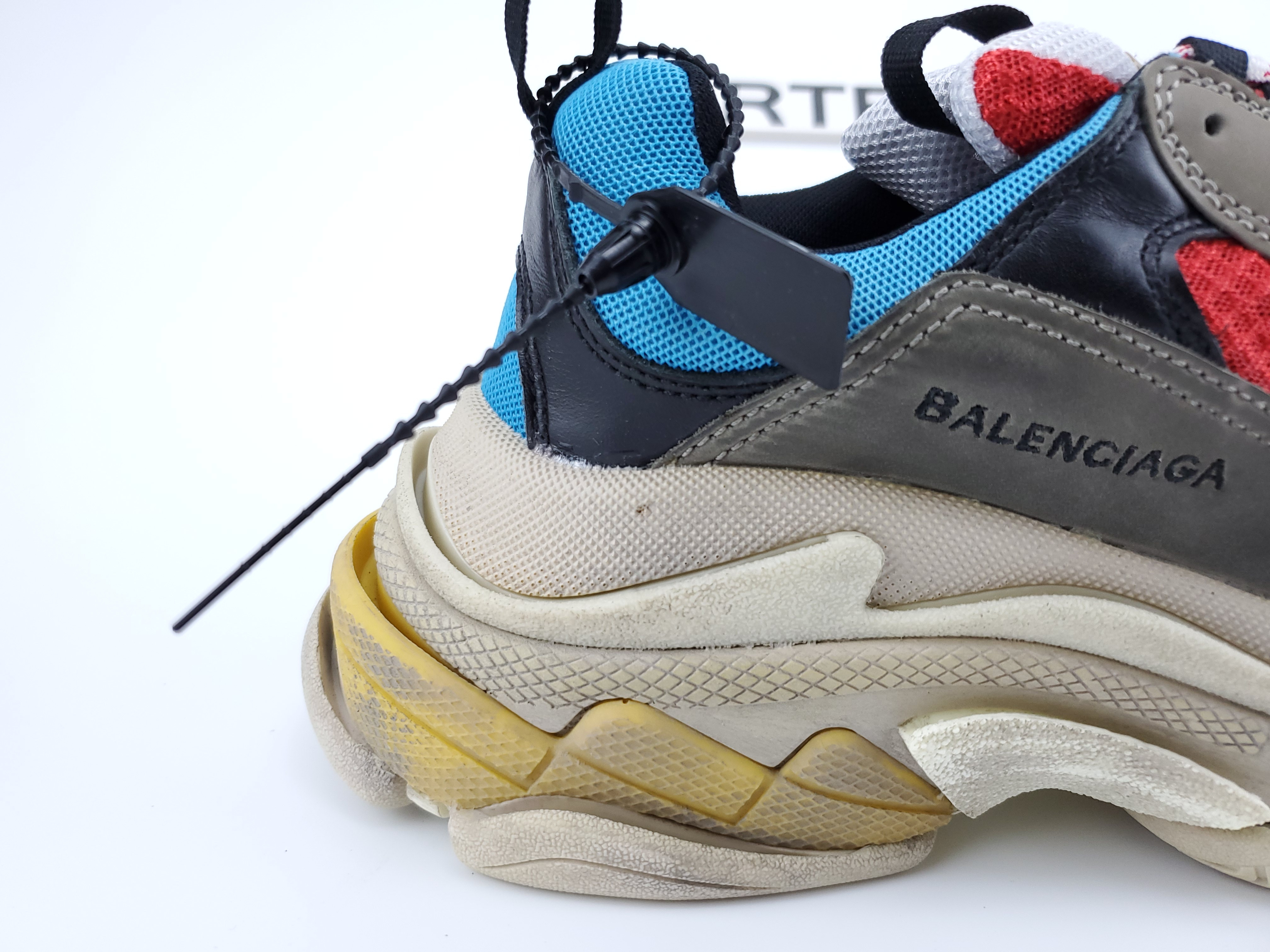 Balenciga Triple S Grey Red Blue (2018 Reissue)