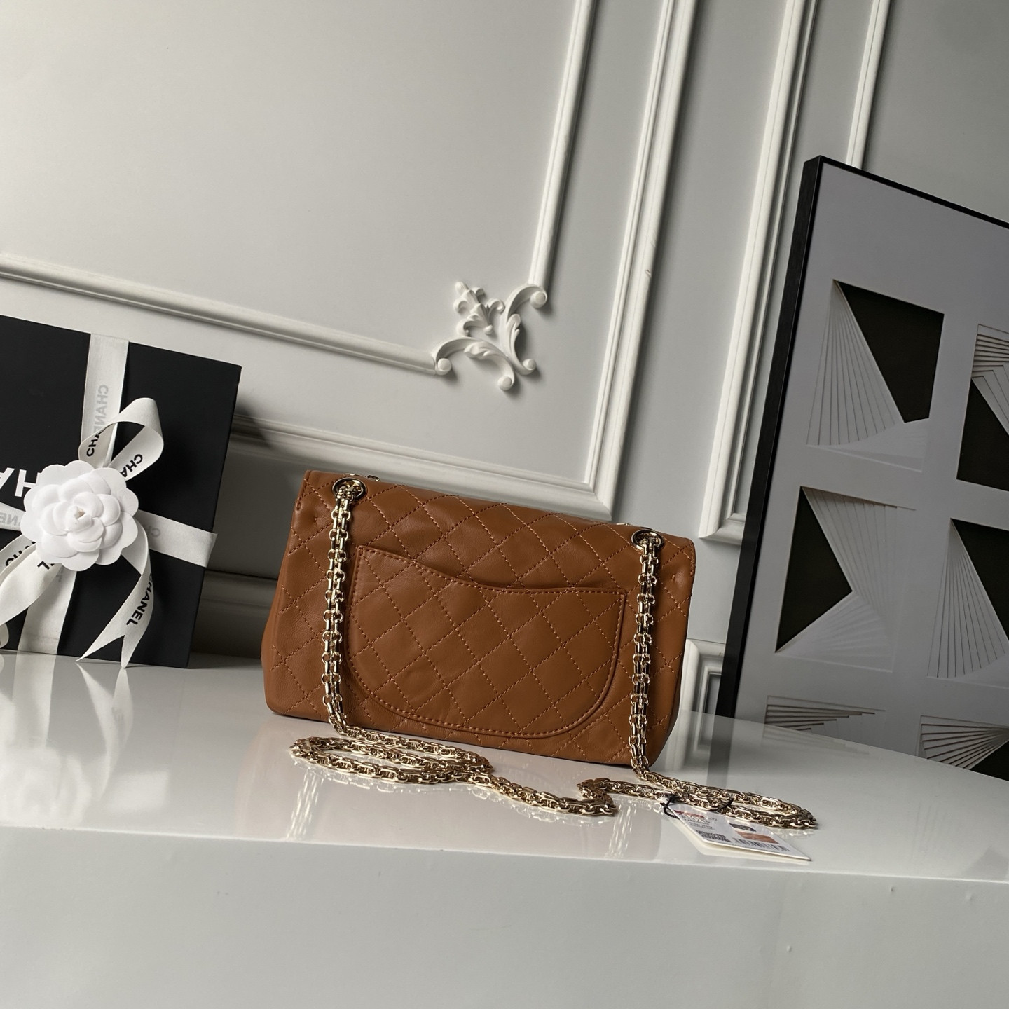 Ch*el 2.55 handbag a37586 16x24x7.5cm