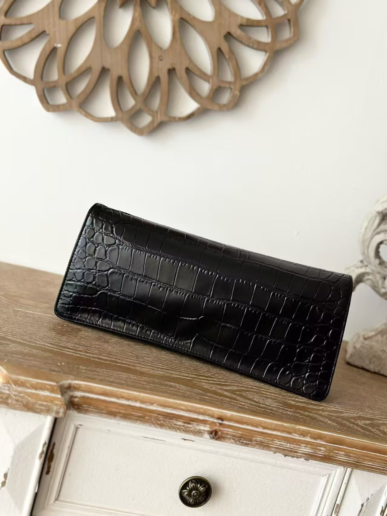 Ch*el clutch bag 30x13x14cm