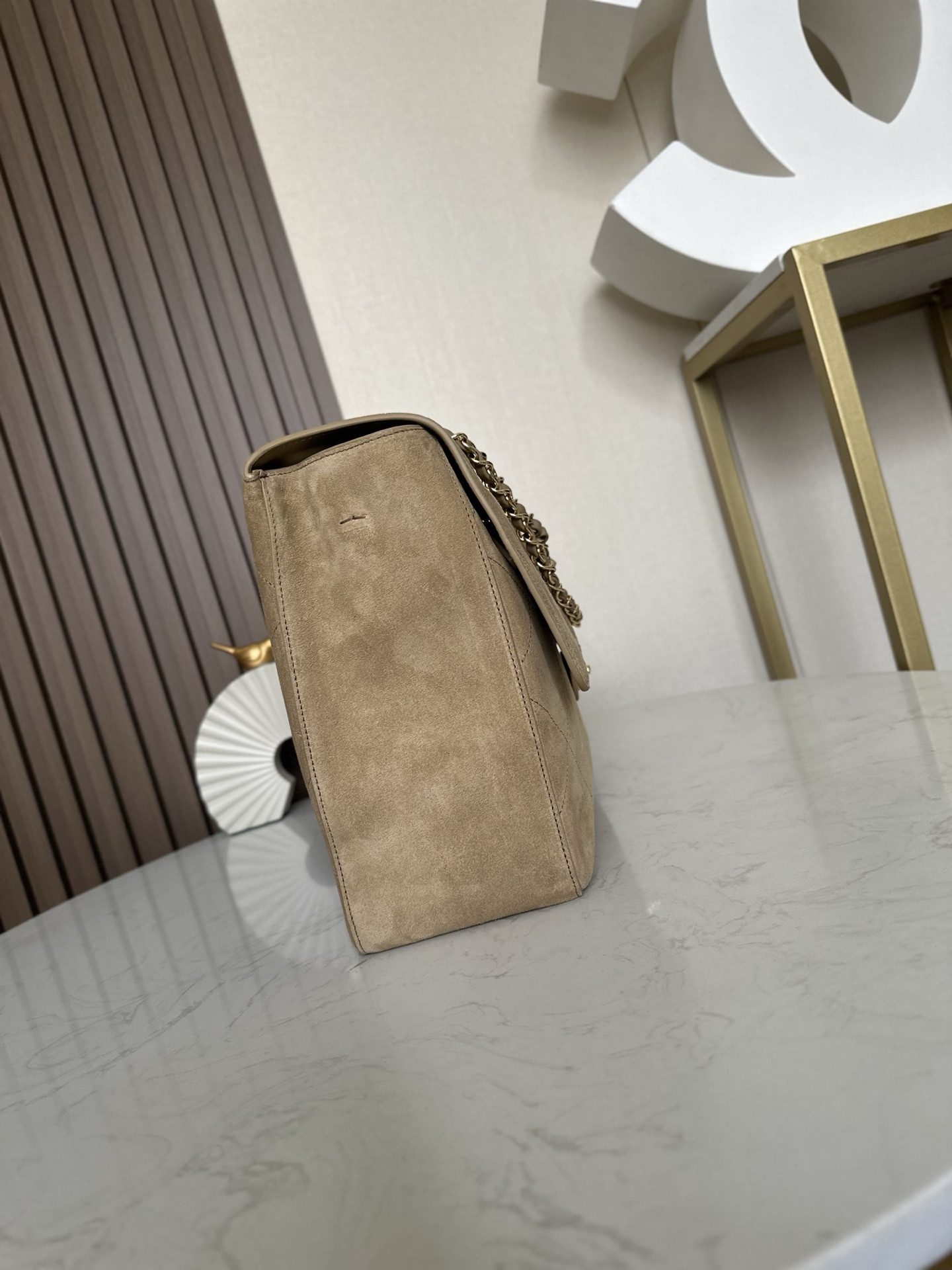 Ch*el flap bag as6234 38x26x11cm