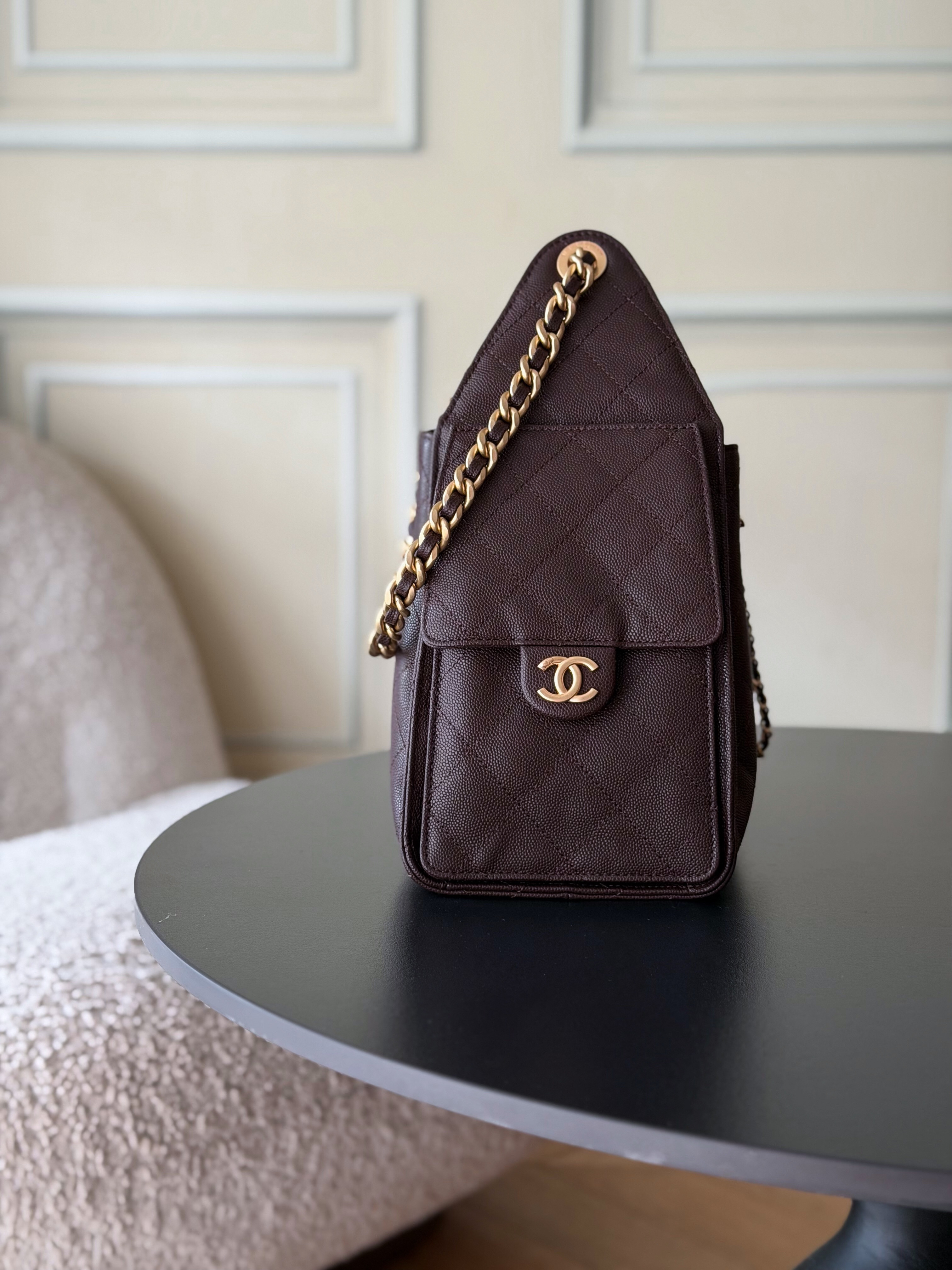 Ch*el 25c bucket bag as5293 26x30x14cm