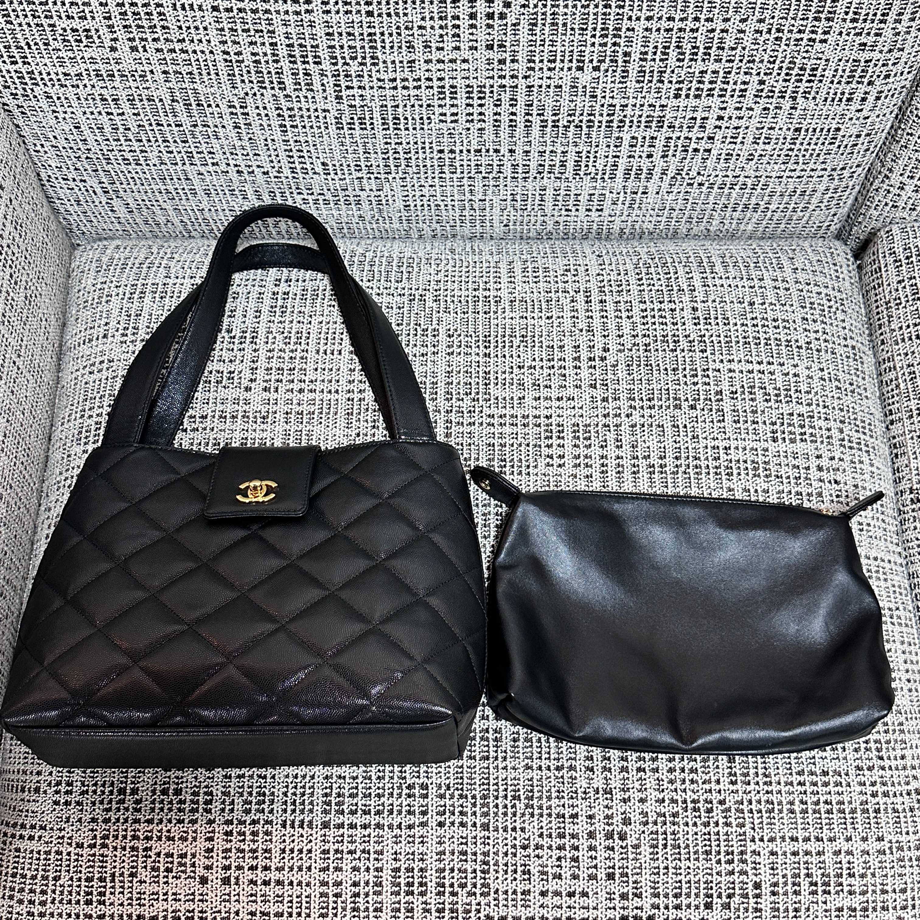 Ch*el shoulder tote bag 29x10x23.5cm