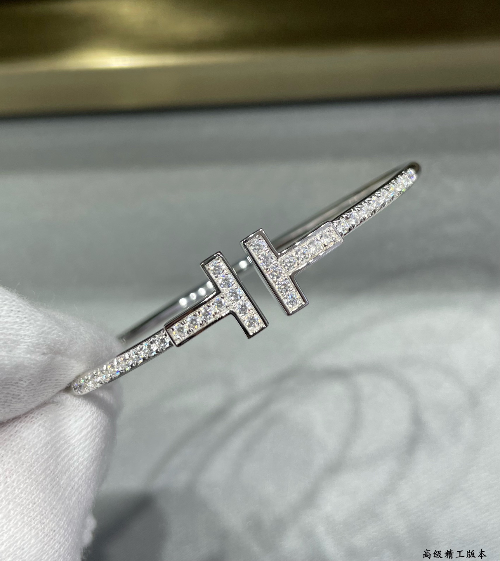 t*f*ny & co. double t Di*m*nd half bracelet