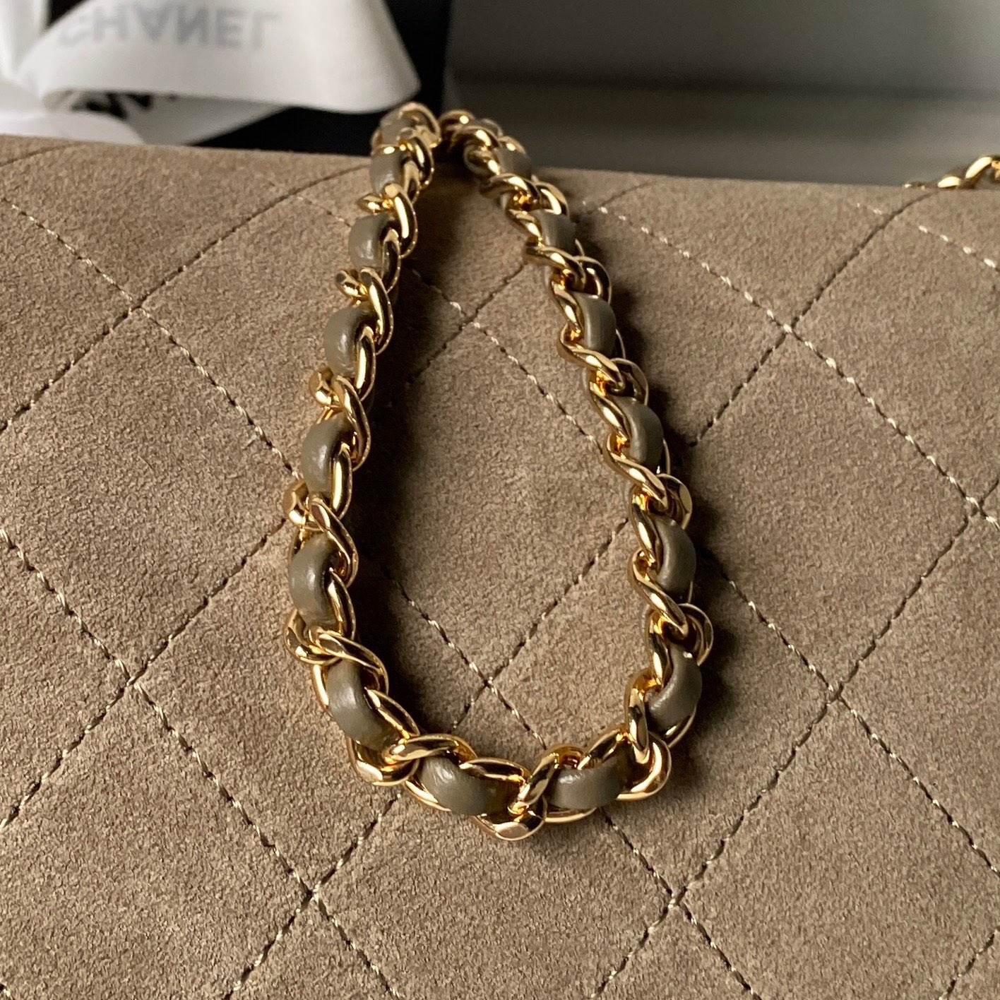 Ch*el clutch with chain ap5294 11x23x12.5cm