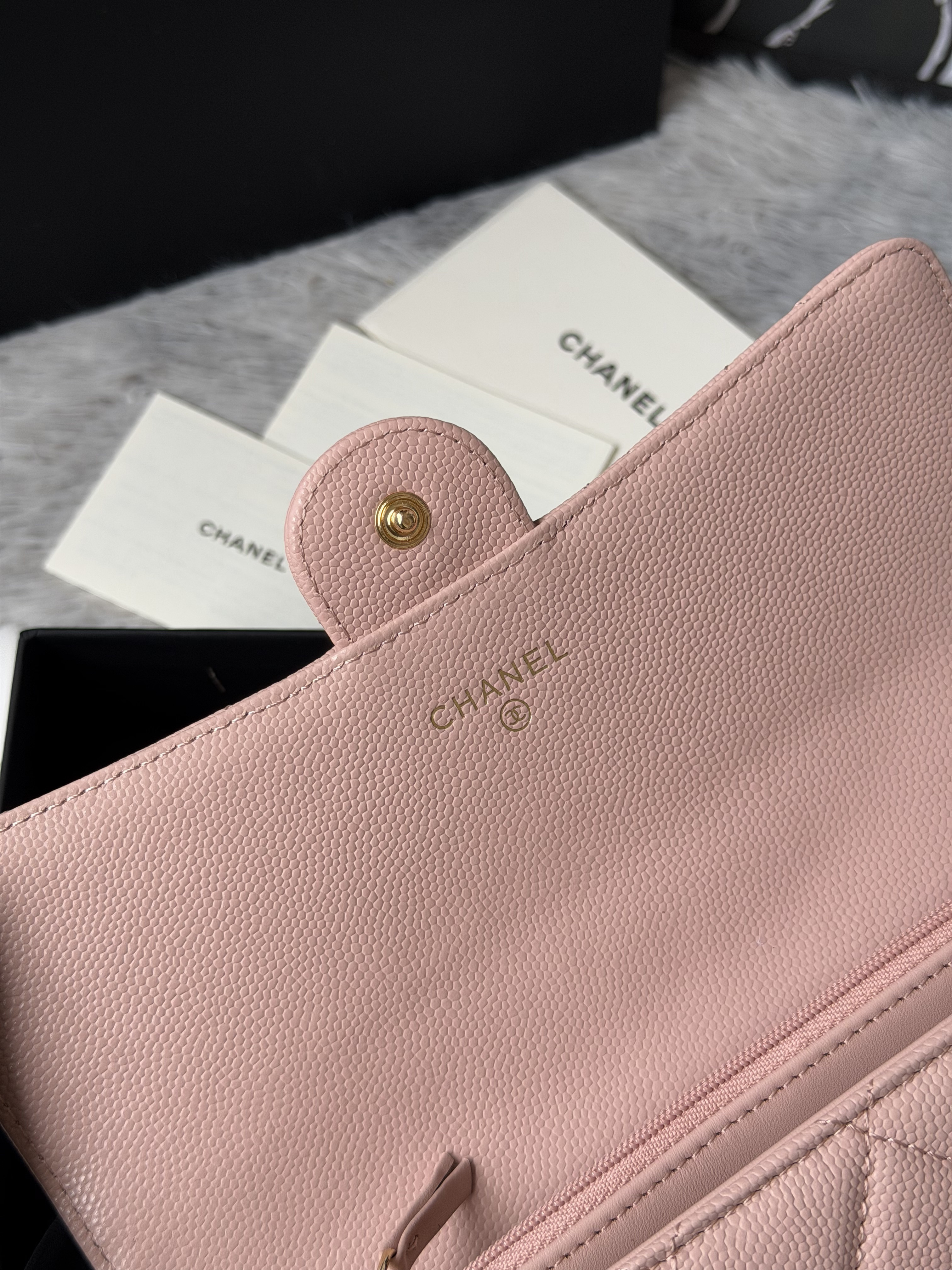 Ch*el wallet 80758 10x19x3cm