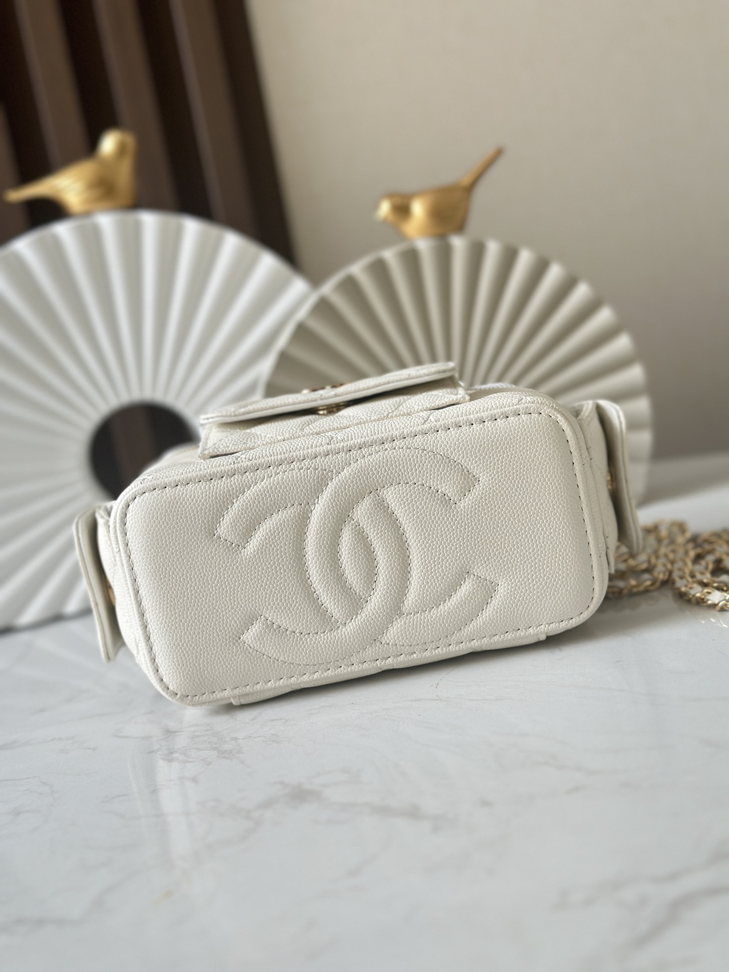 Ch*el vanity case 17cm