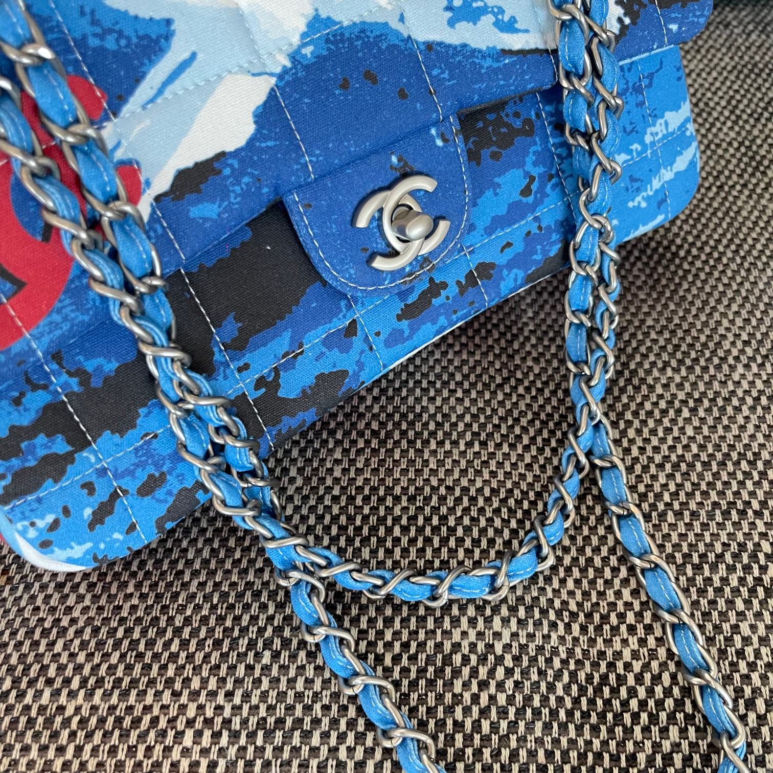 Ch*el surf line flap bag 25x15x6cm