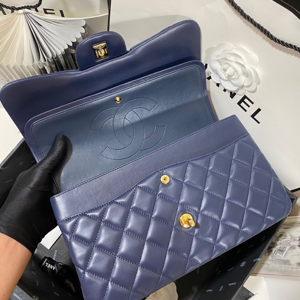 Ch*el classic flap jumbo 30cm cf 19.5×30×10cm