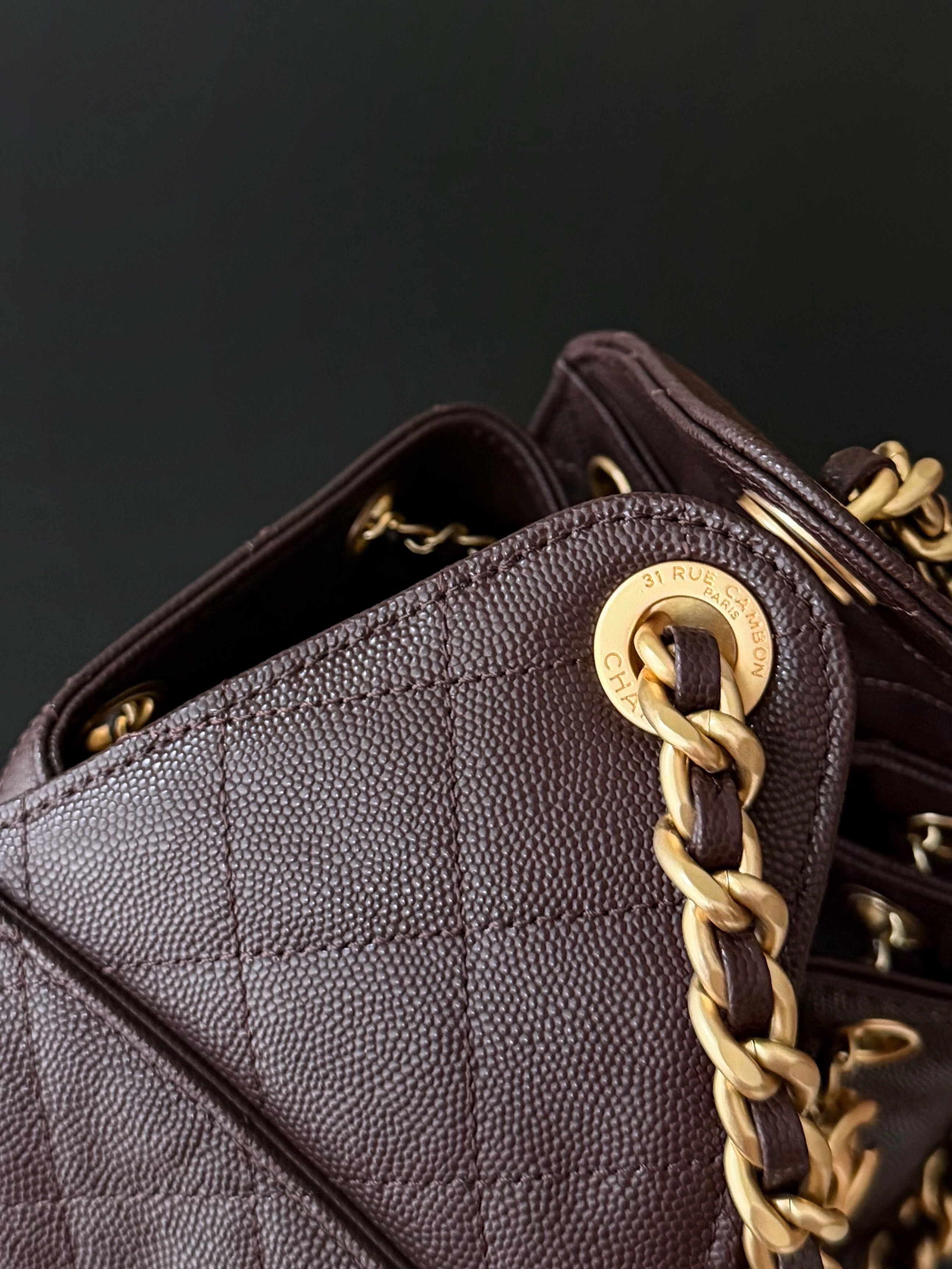 Ch*el 25c bucket bag as5293 26x30x14cm