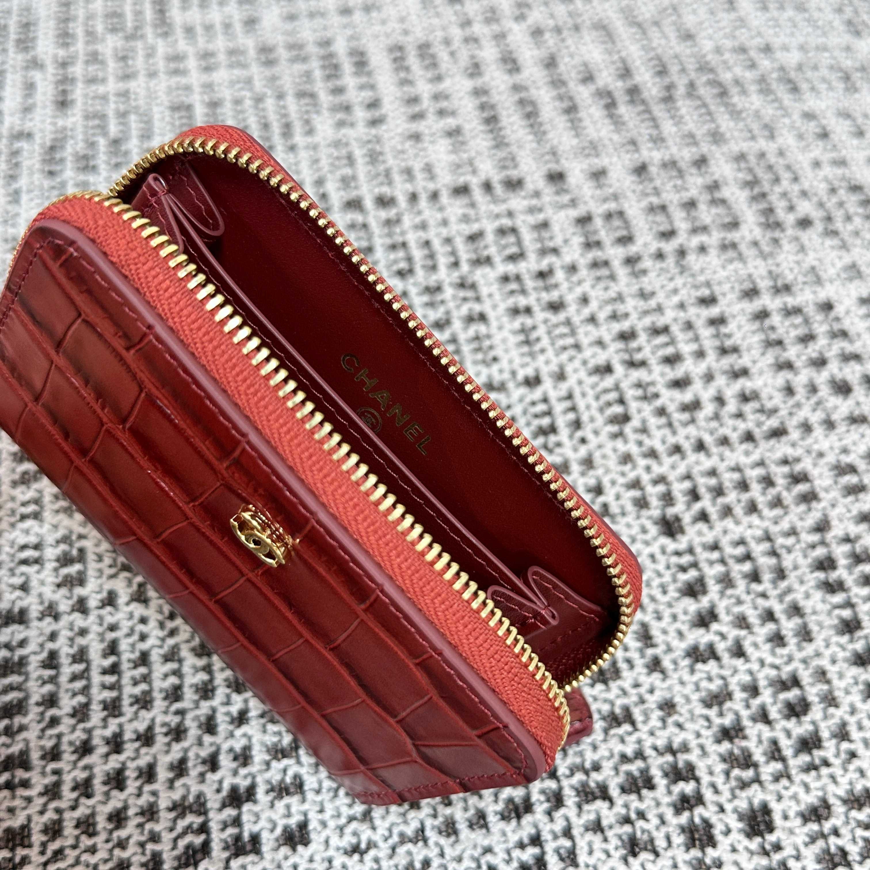 Ch*el coin purse ap5189 7.5x11x2cm
