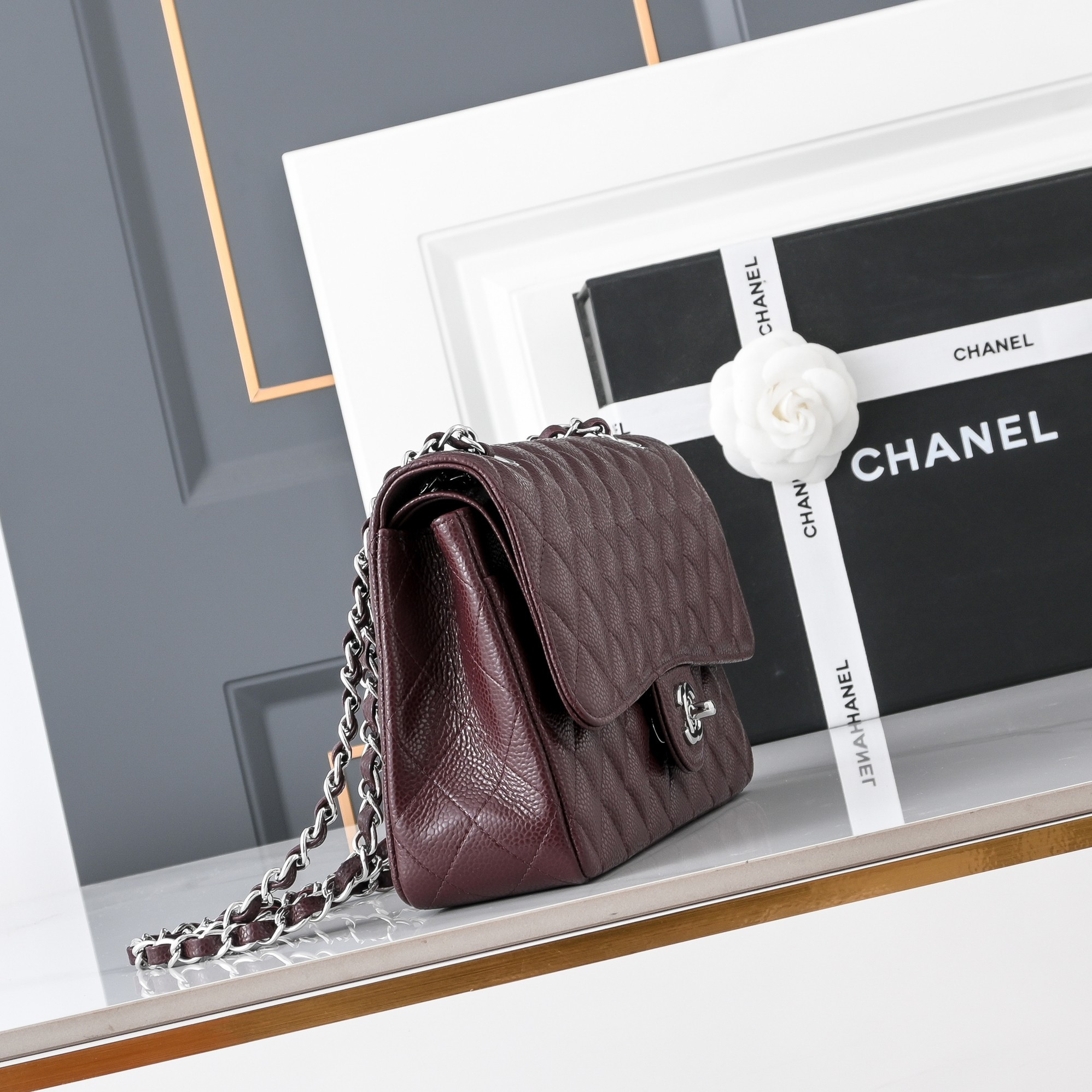 Ch*el classic flap a01112 15.5x25.5x6cm