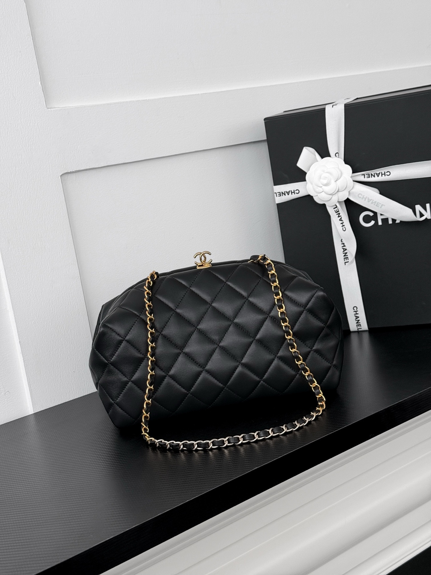 Ch*el clutch bag ap5251 12x27x7.5cm