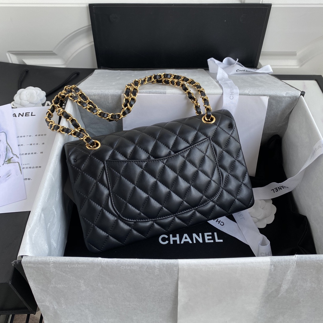 Ch*el classic flap bag a01112 15.5x25x6cm