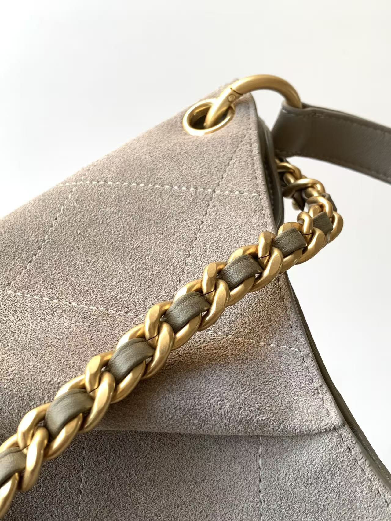 Ch*el hobo bag as5978 29x35x13cm