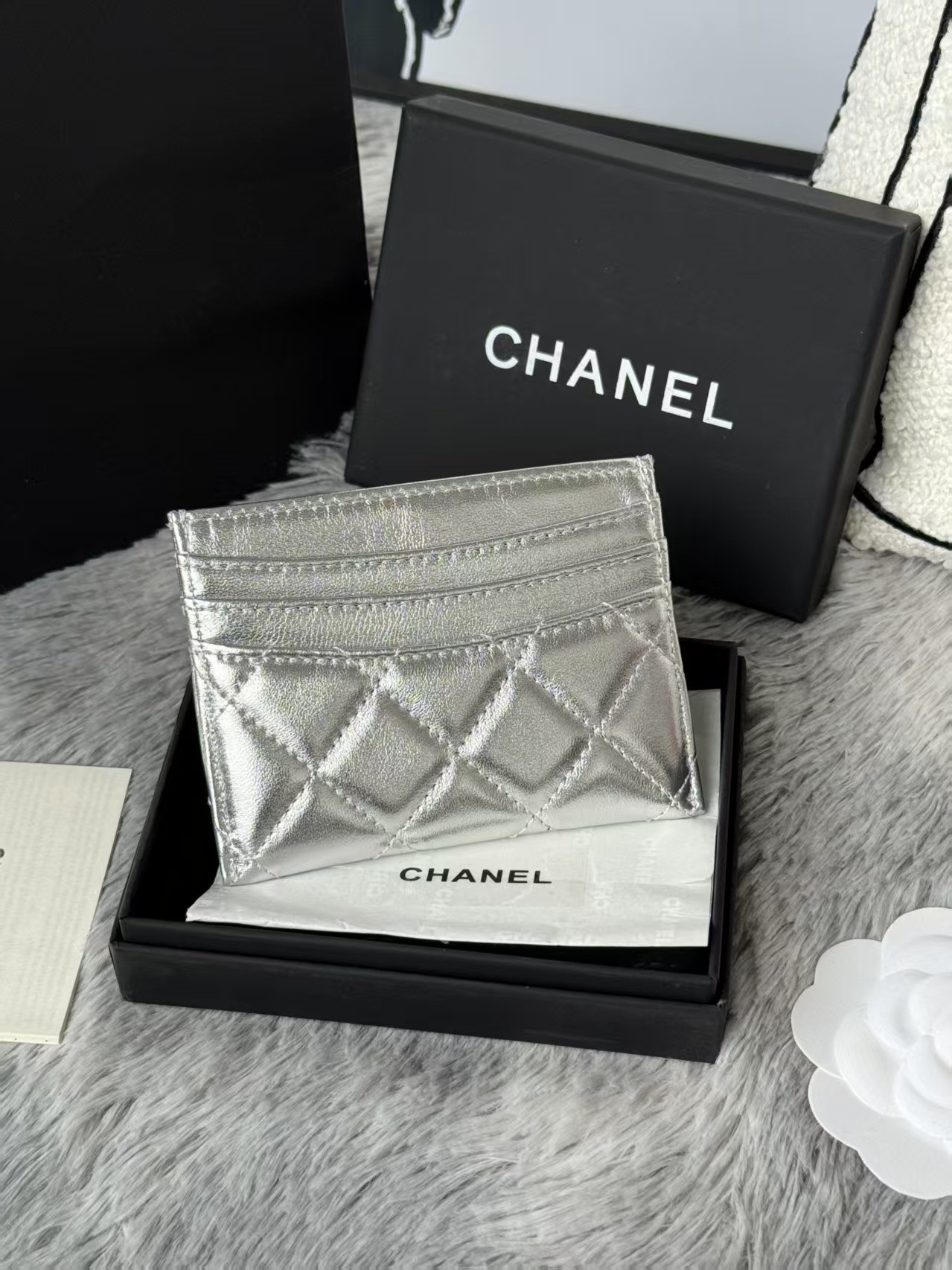 Ch*el card holder as4472 11x10cm