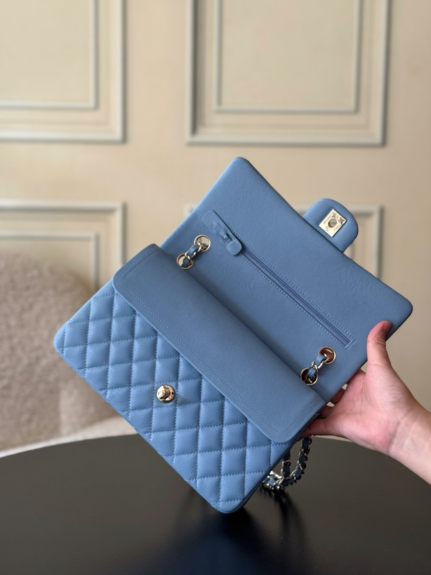 Ch*el classic flap handbag cf 25.5x15.5x6.5cm