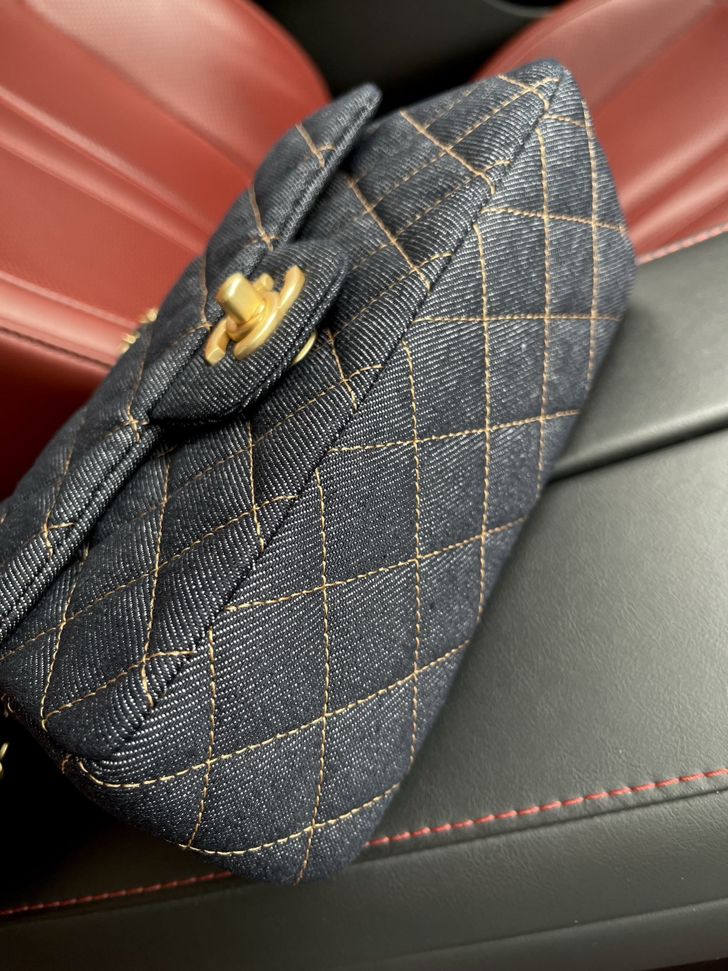 Ch*el mini classic handbag a69900 12x20x6cm