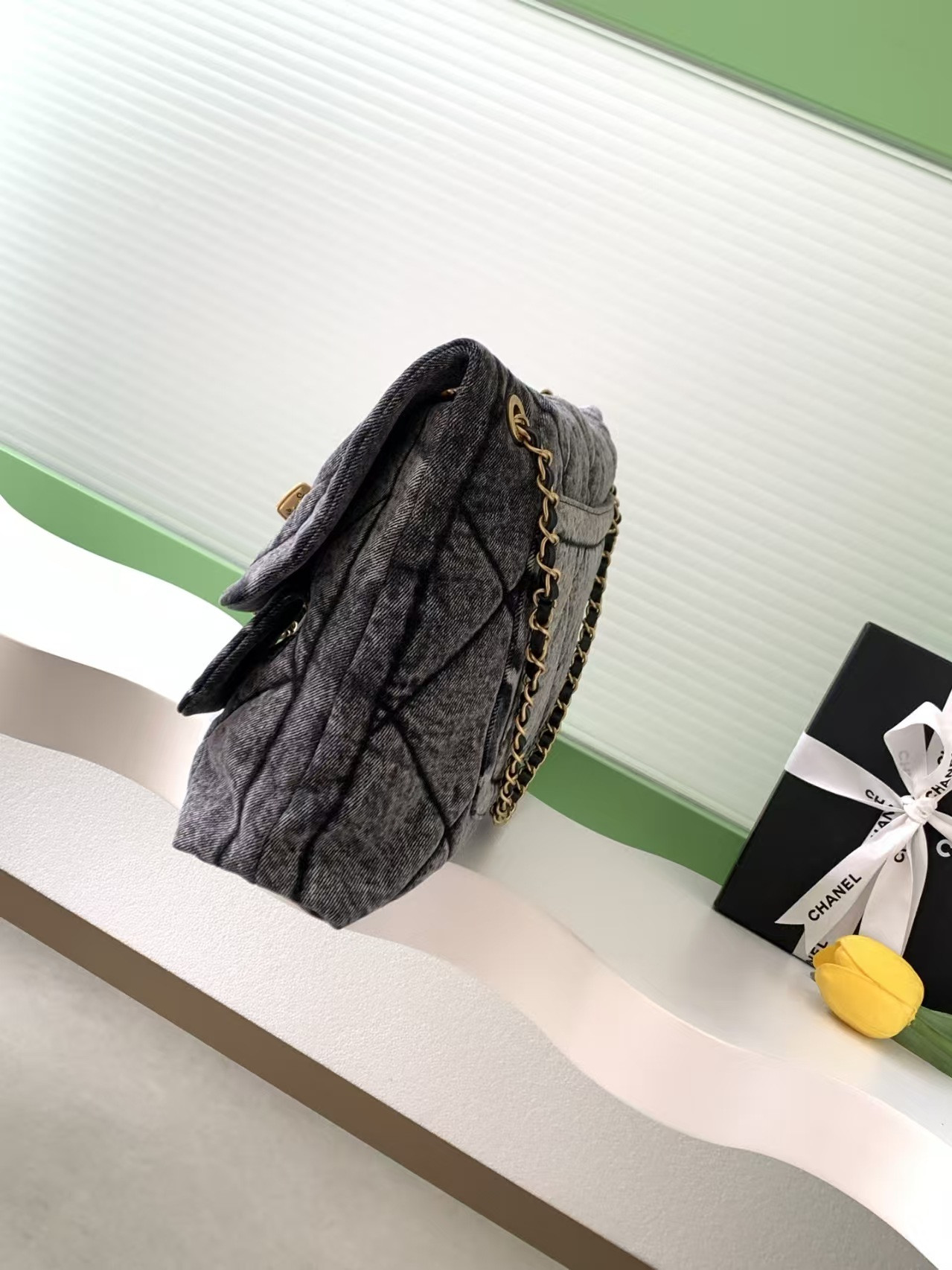 Ch*el maxi flap bag 27x45x10cm
