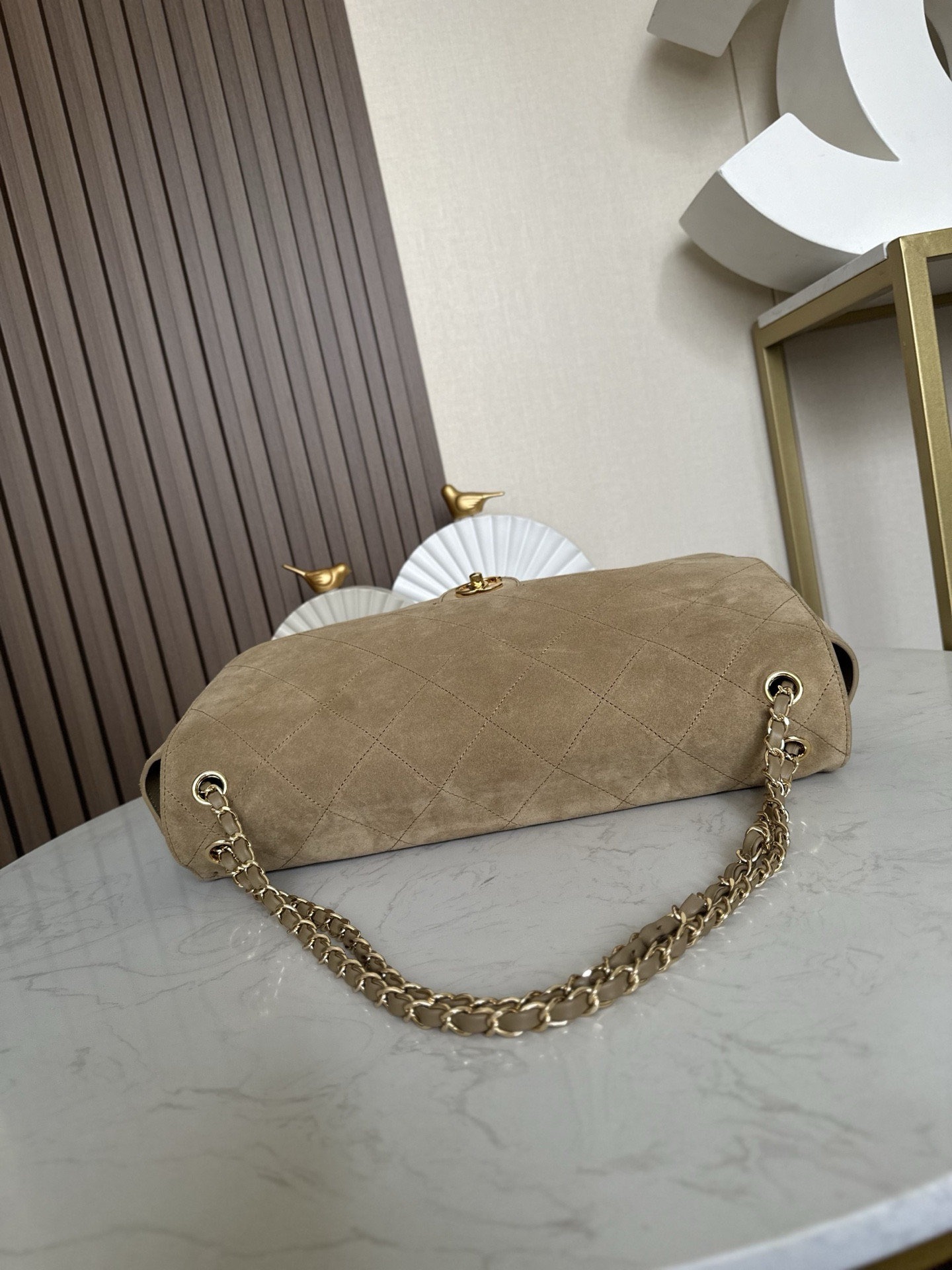 Ch*el flap bag as6234 38x26x11cm