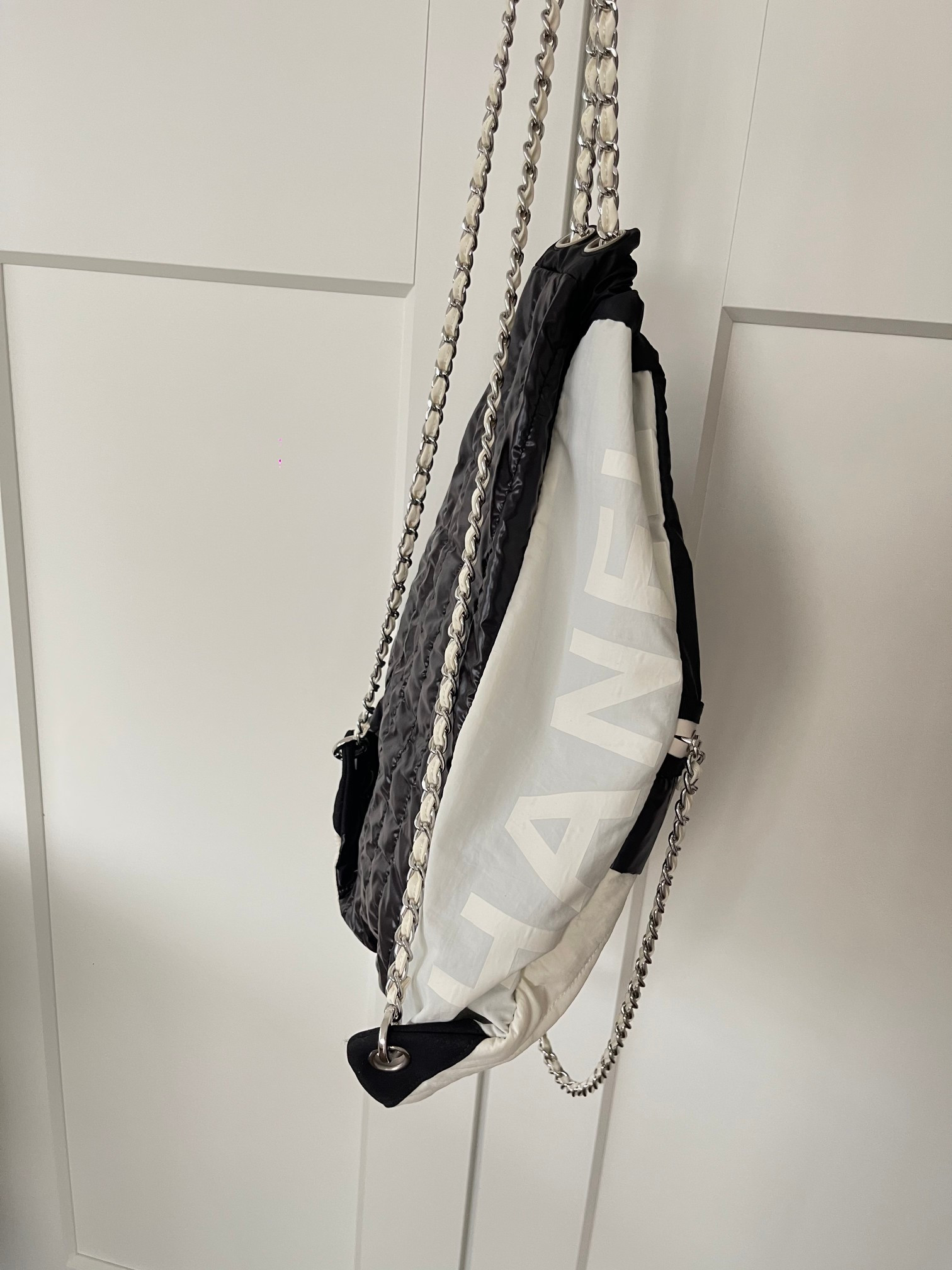 Ch*el nylon backpack 44x35cm