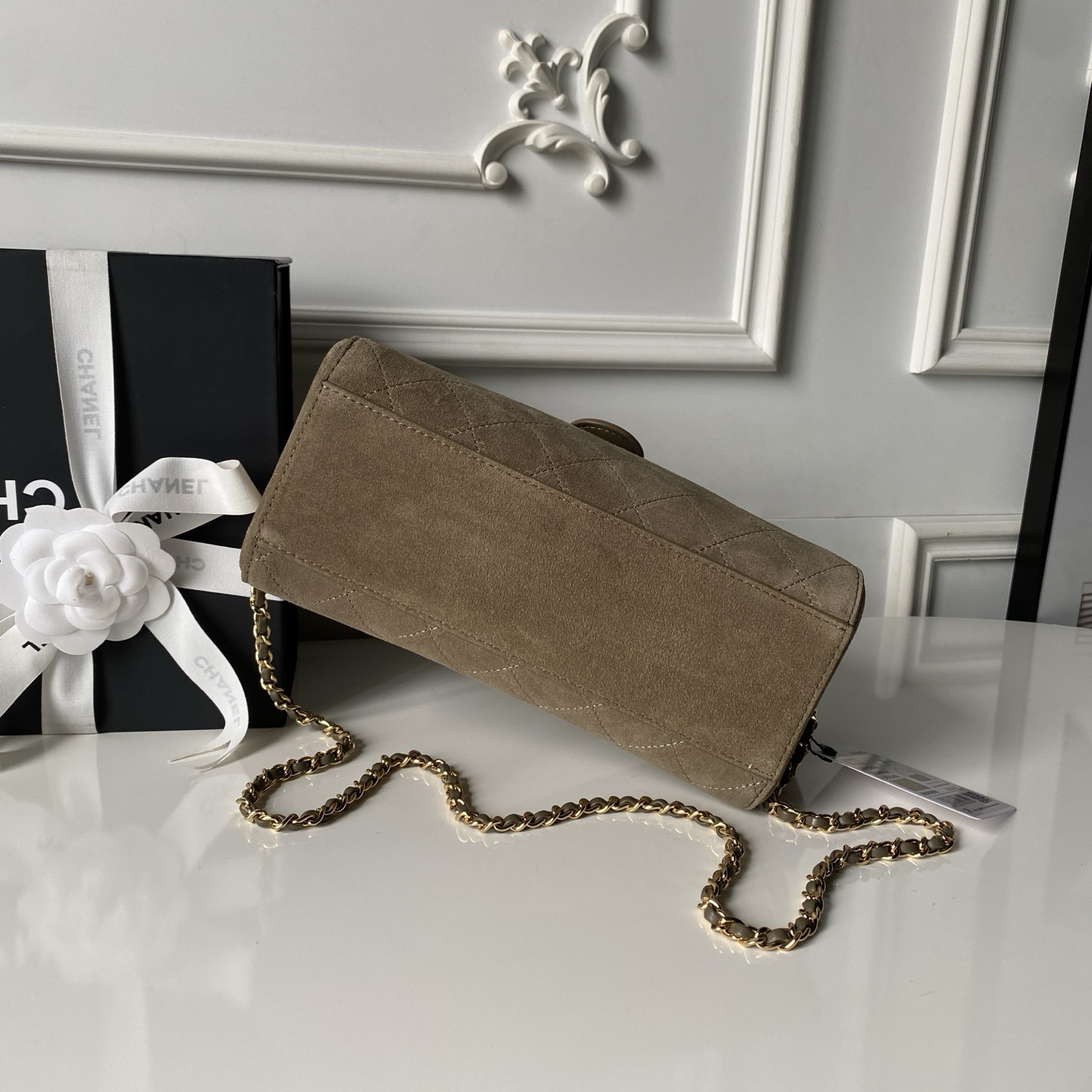 Ch*el clutch with chain ap5294 11x23x12.5cm