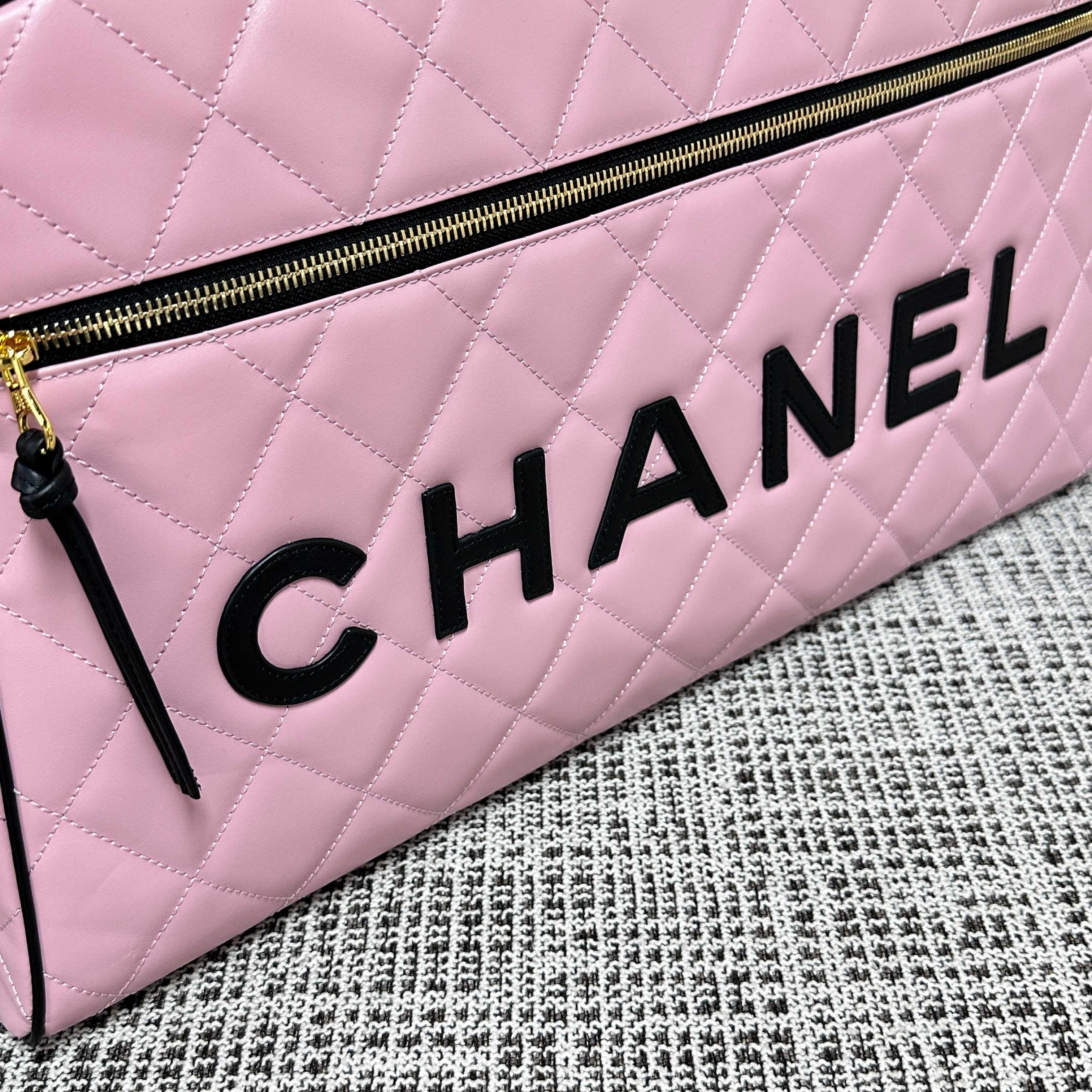 Ch*el boston bowling bag without box 46cm