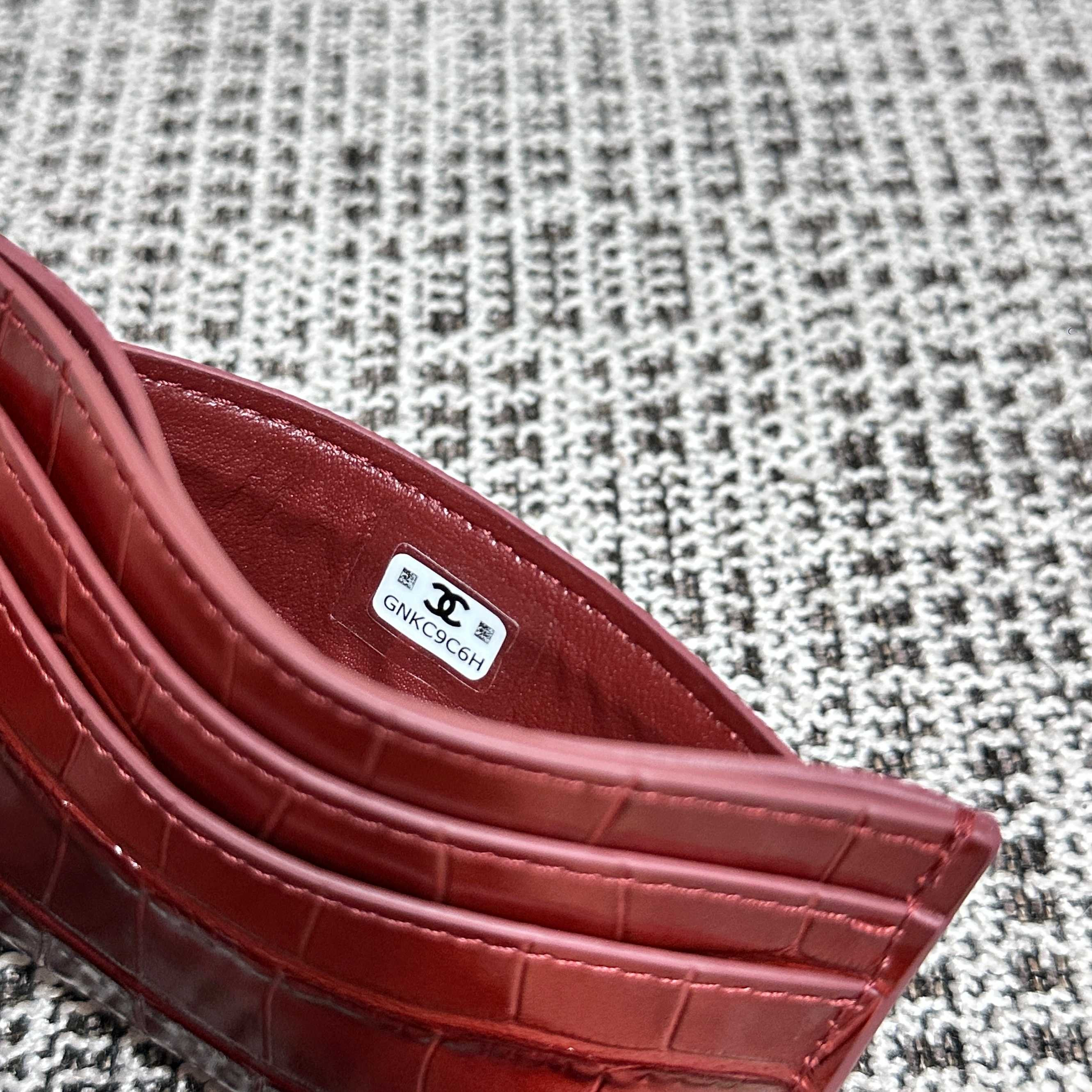 Ch*el card case ap5397 11.5x7.5x0.5cm