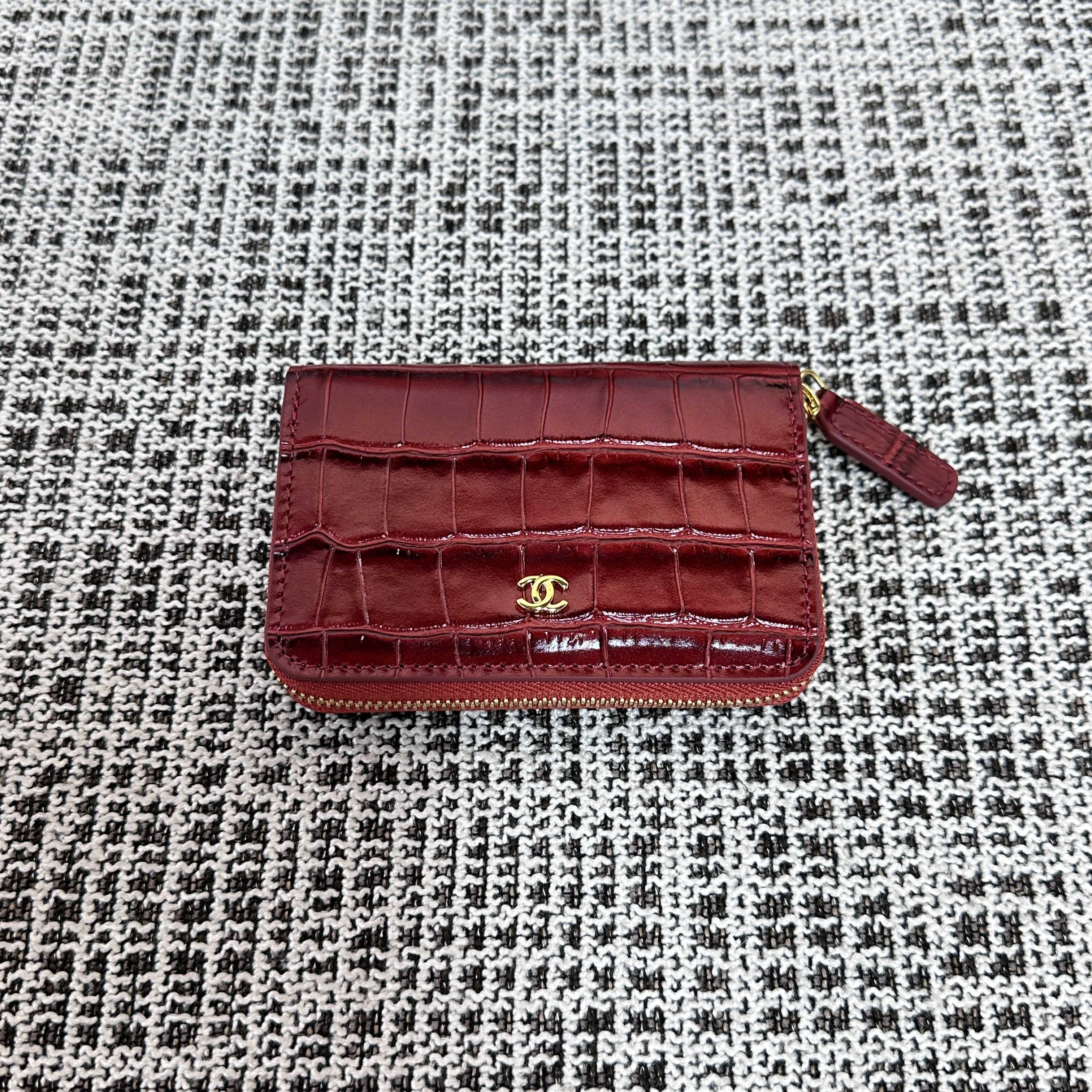 Ch*el coin purse ap5189 7.5x11x2cm