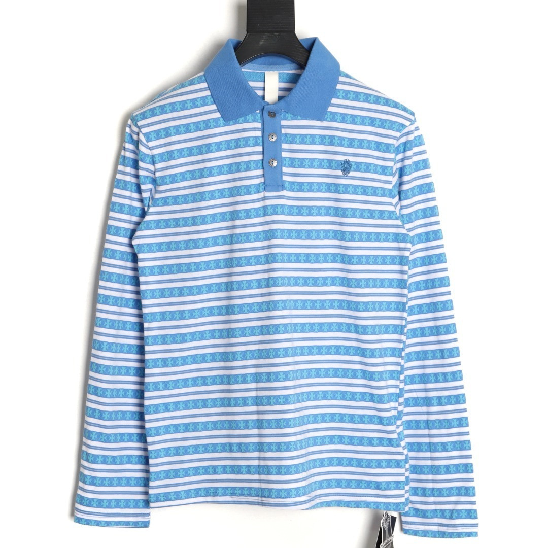 Ch**me He**ts 25fw polo shirt
