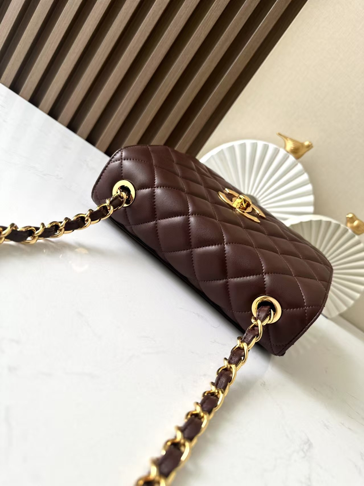 Ch*el flap bag 25x20x9cm