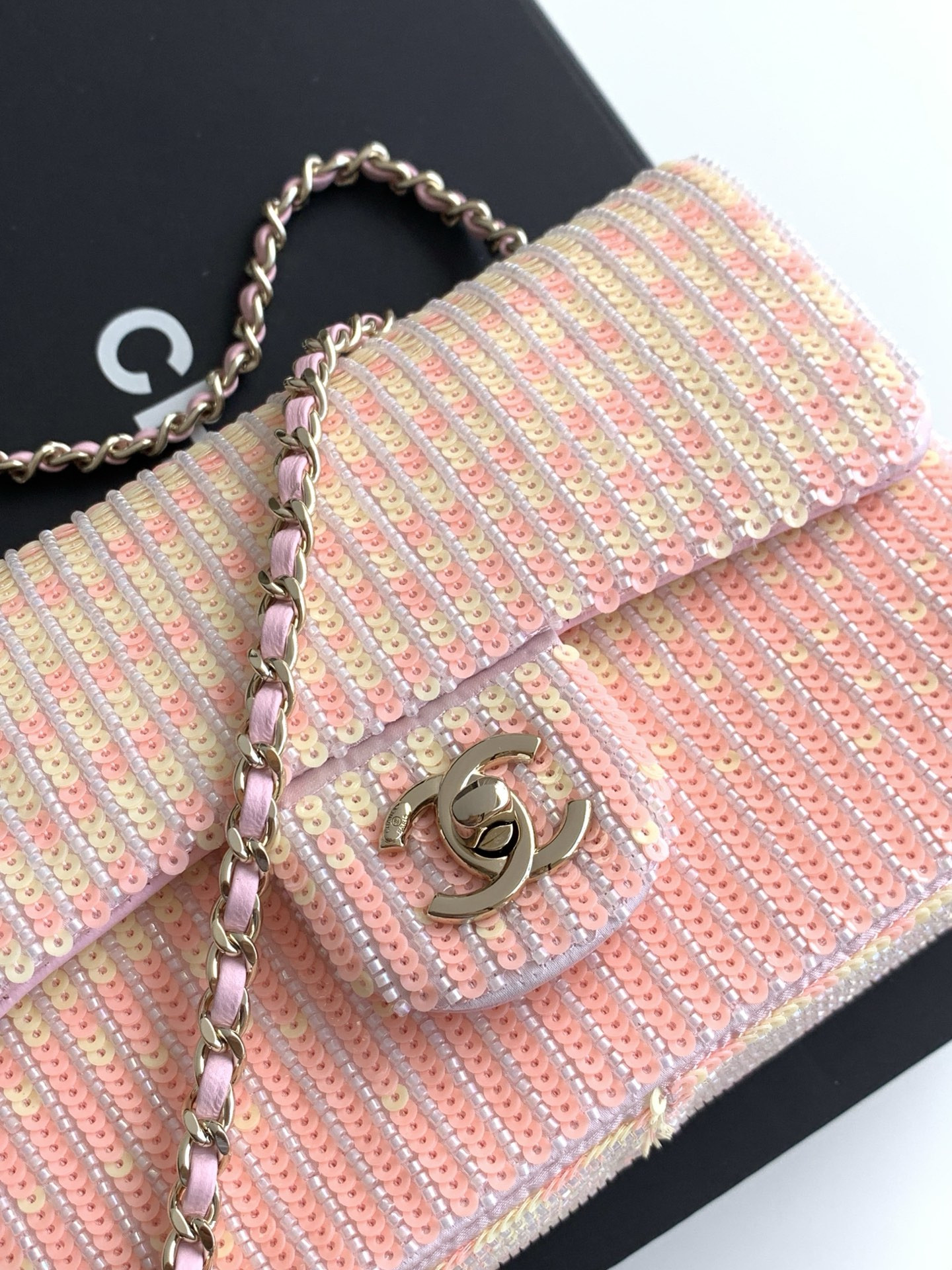 Ch*el flap bag 21x14x8cm