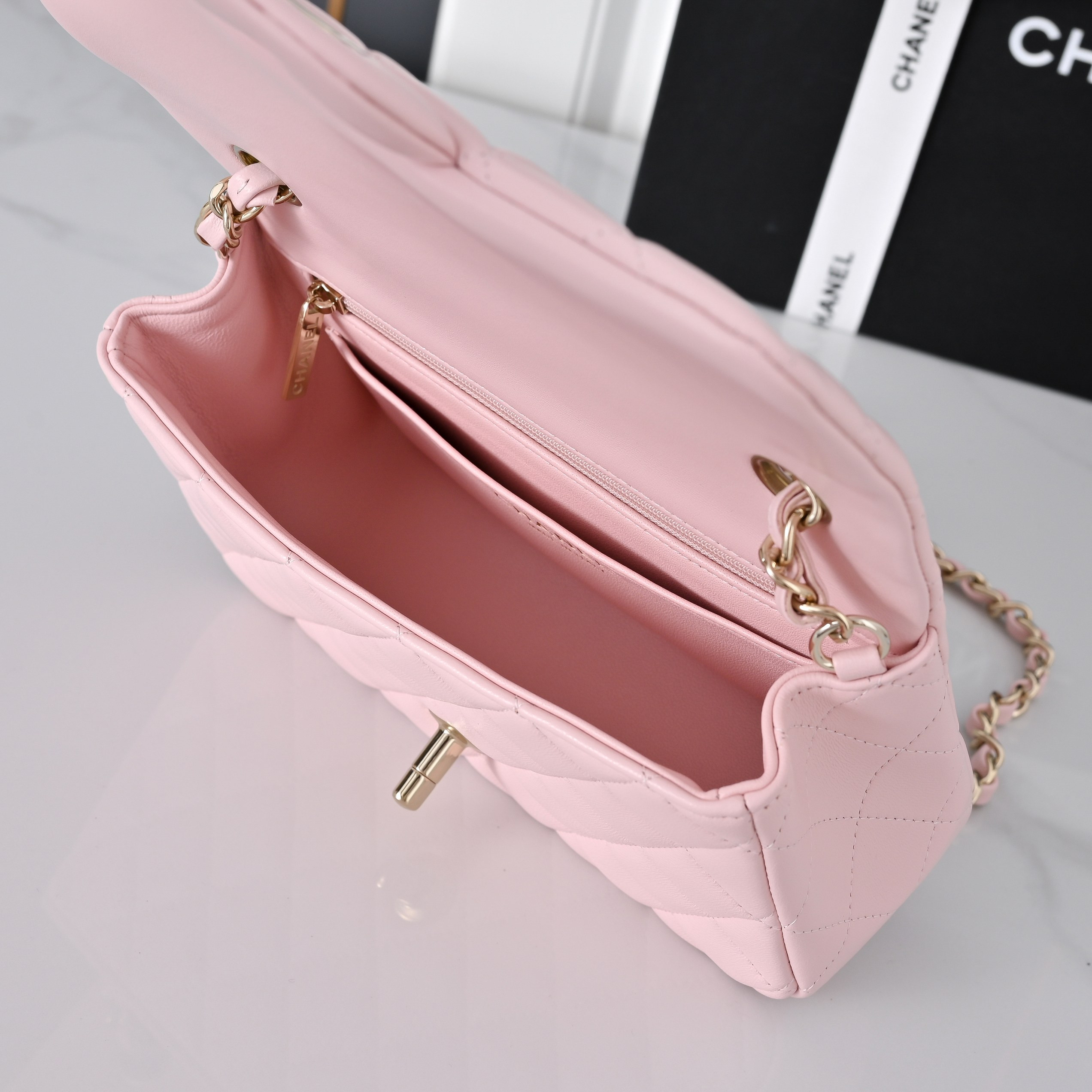Ch*el mini flap bag 20x12x6.5cm
