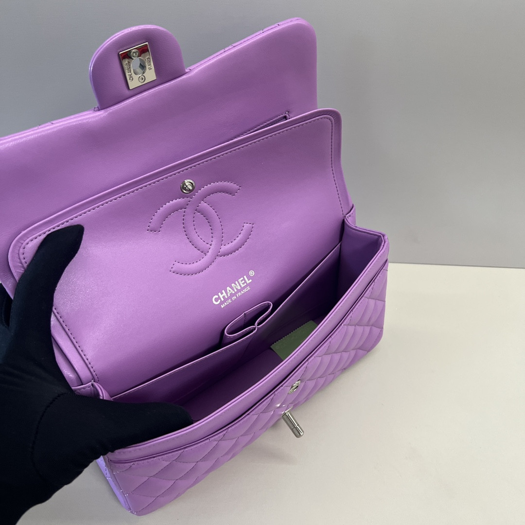 Ch*el classic flap handbag cf 25x15x6.5cm