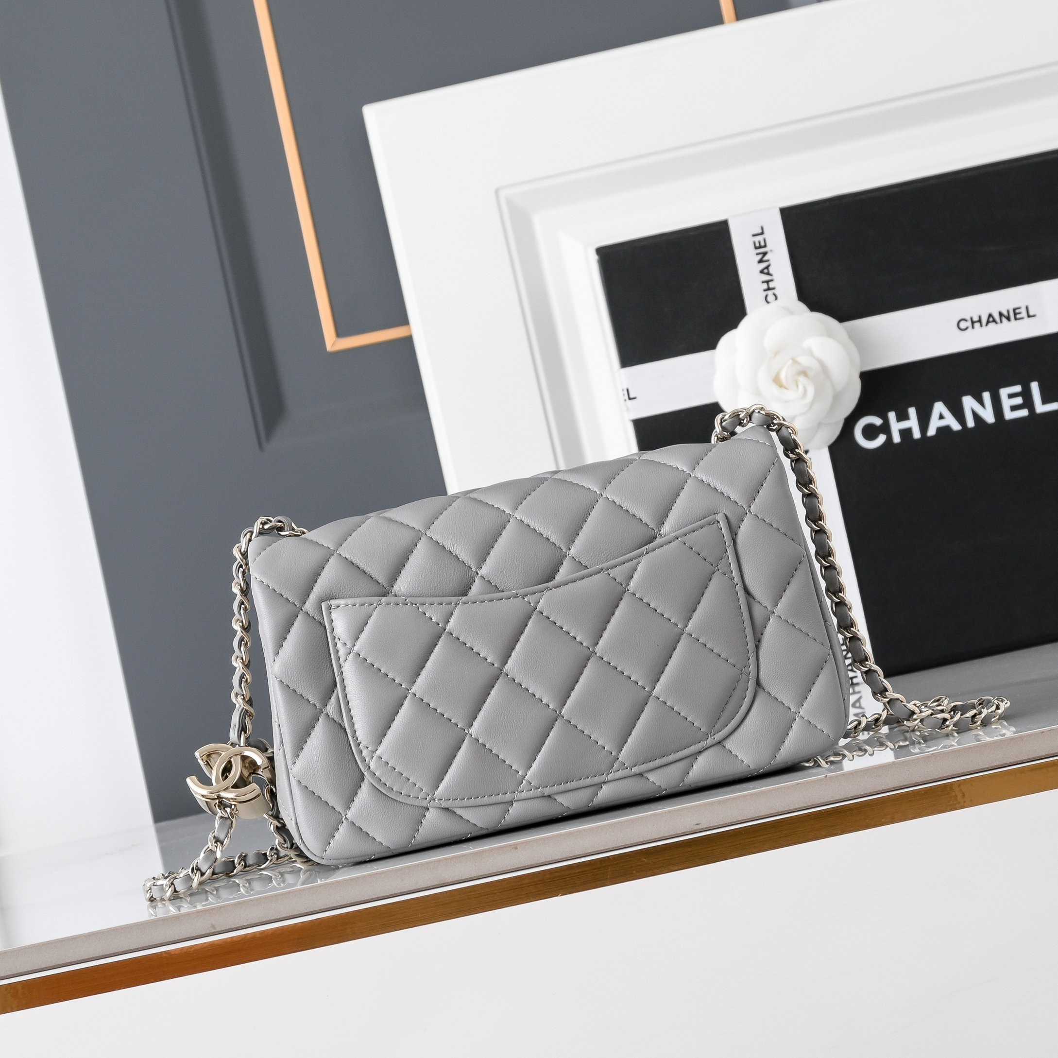 Ch*el classic flap handbag cf as5759 20x13x7cm