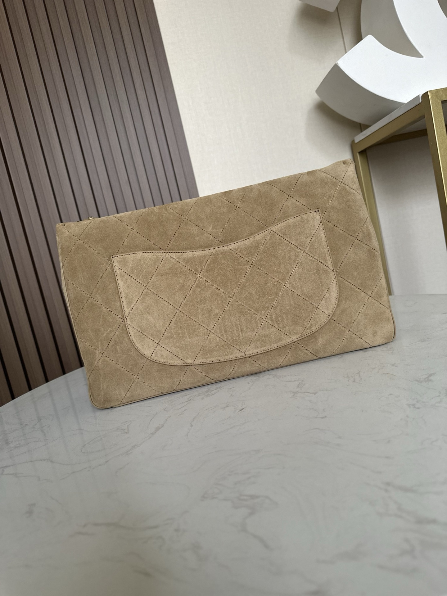 Ch*el flap bag as6234 38x26x11cm