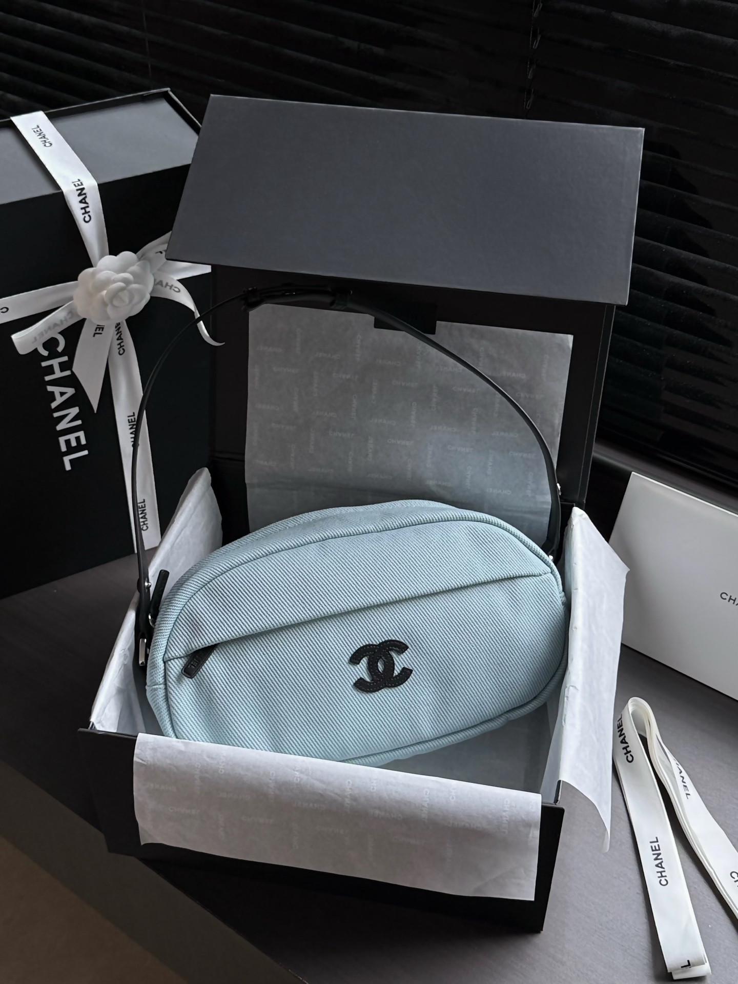 Ch*el coco beach bag as5269 17x32x13cm