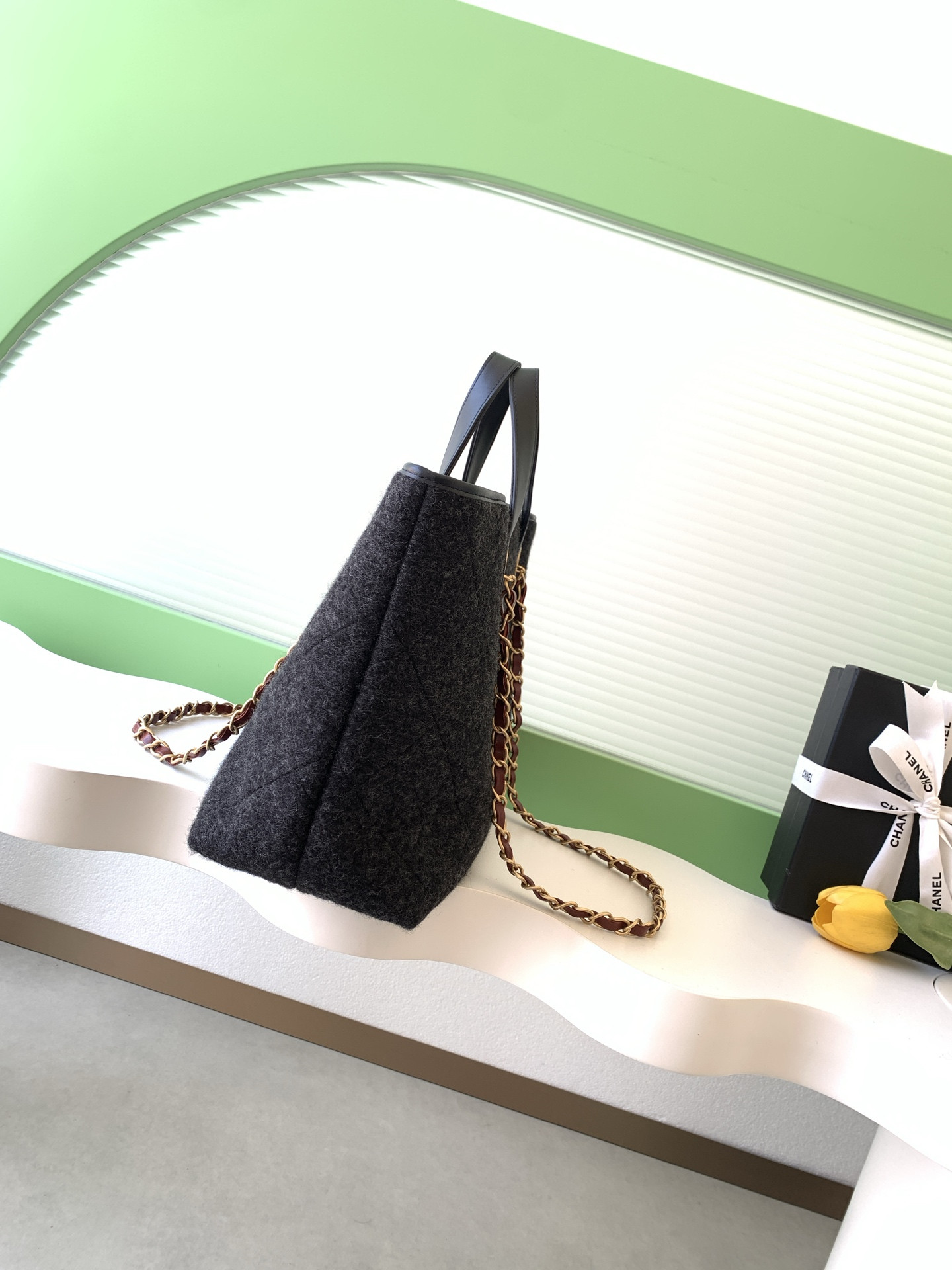 Ch*el shopping bag 26x44x13cm